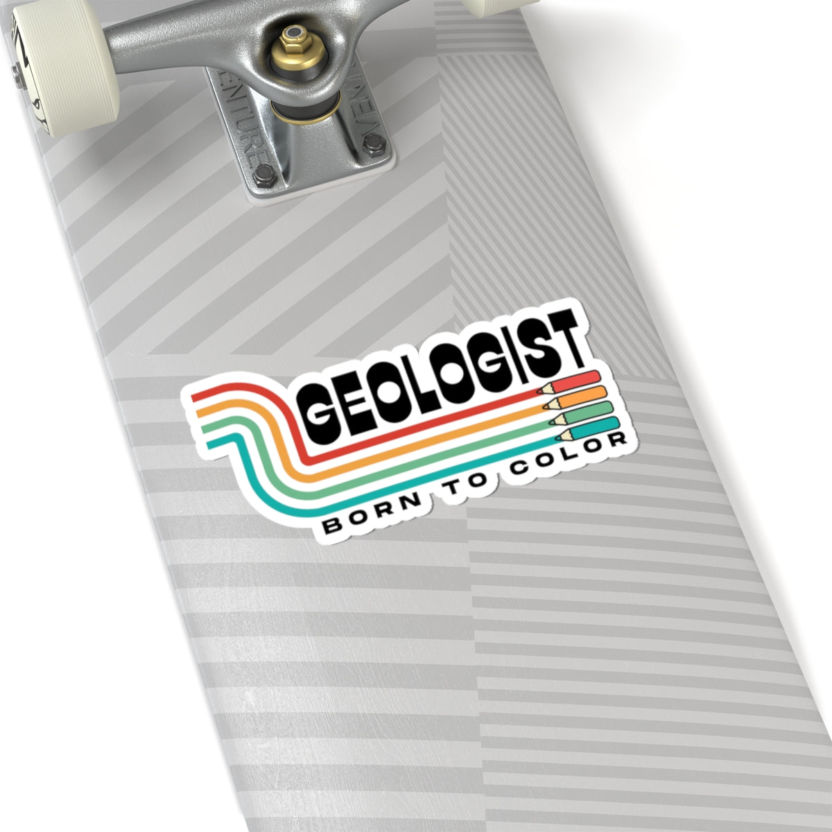 Sticker: Geologist Born to Color Kiss-Cut Sticker