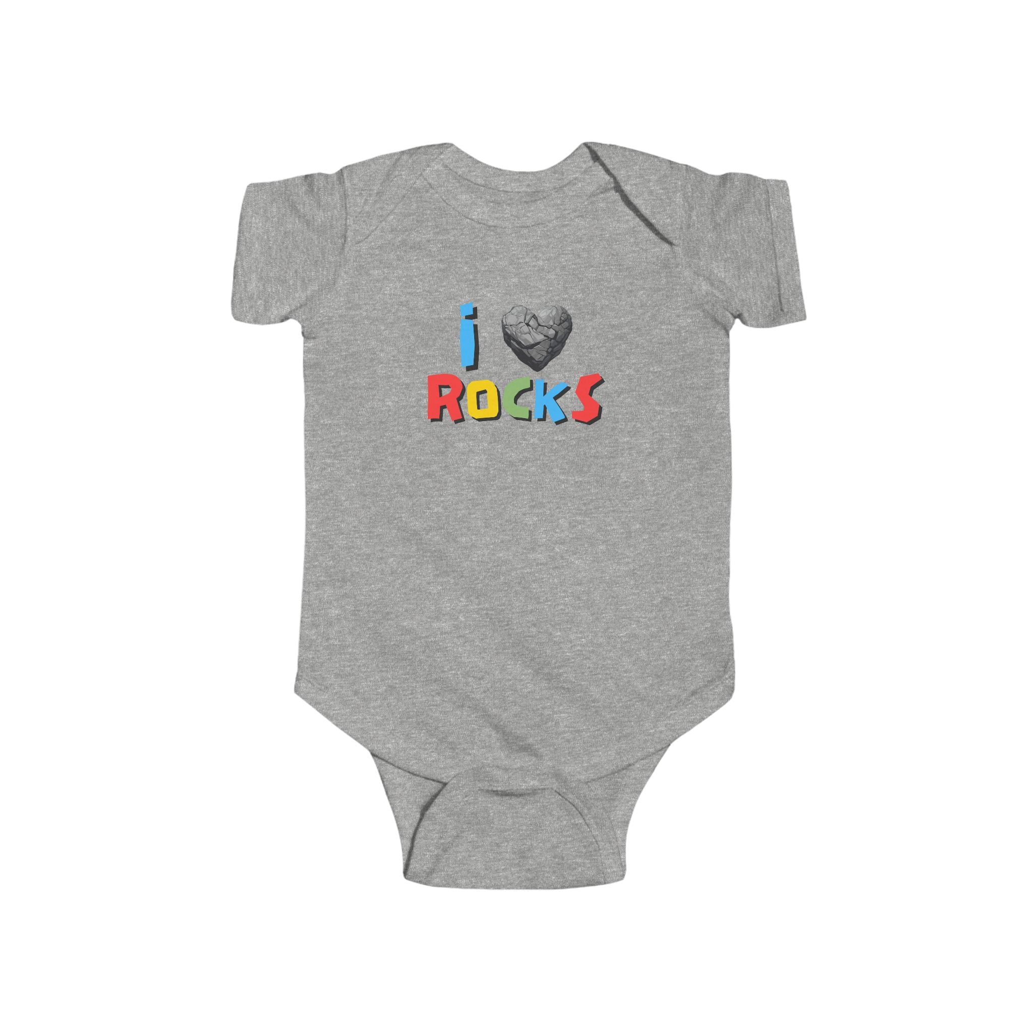 Baby Onesie: I Love Rocks  — Infant Onesie Bodysuit