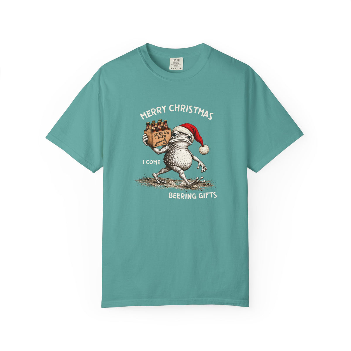 Geology Holiday T-Shirt: Merry Christmas I Come Beering Gifts