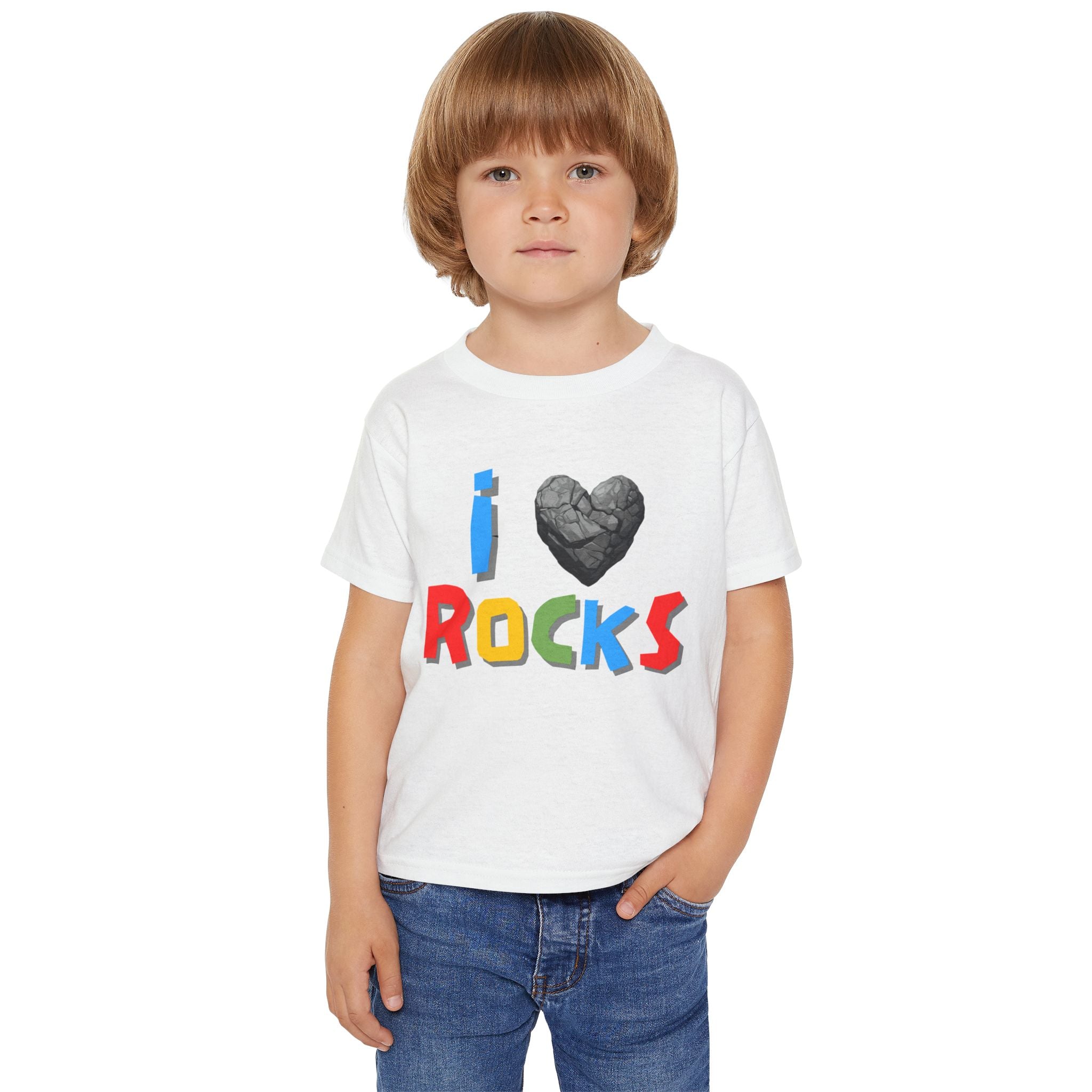 Toddler Tee: I Love Rocks