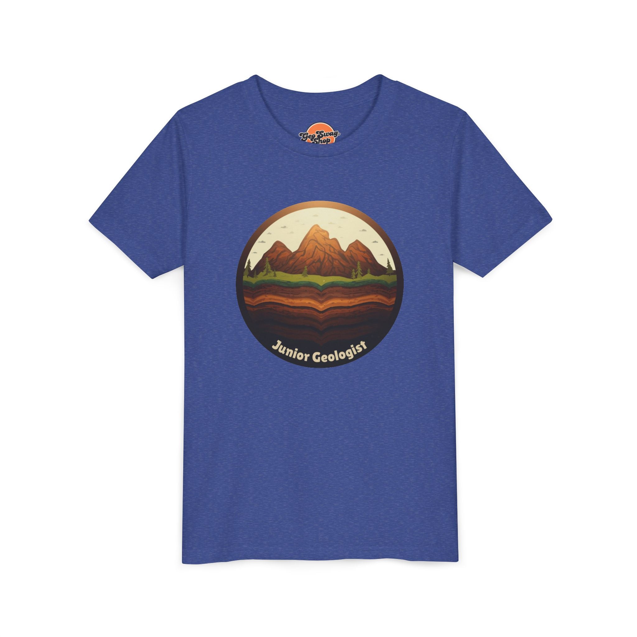 Heather Mauve Toddler Geology T-Shirt: I Love Rocks