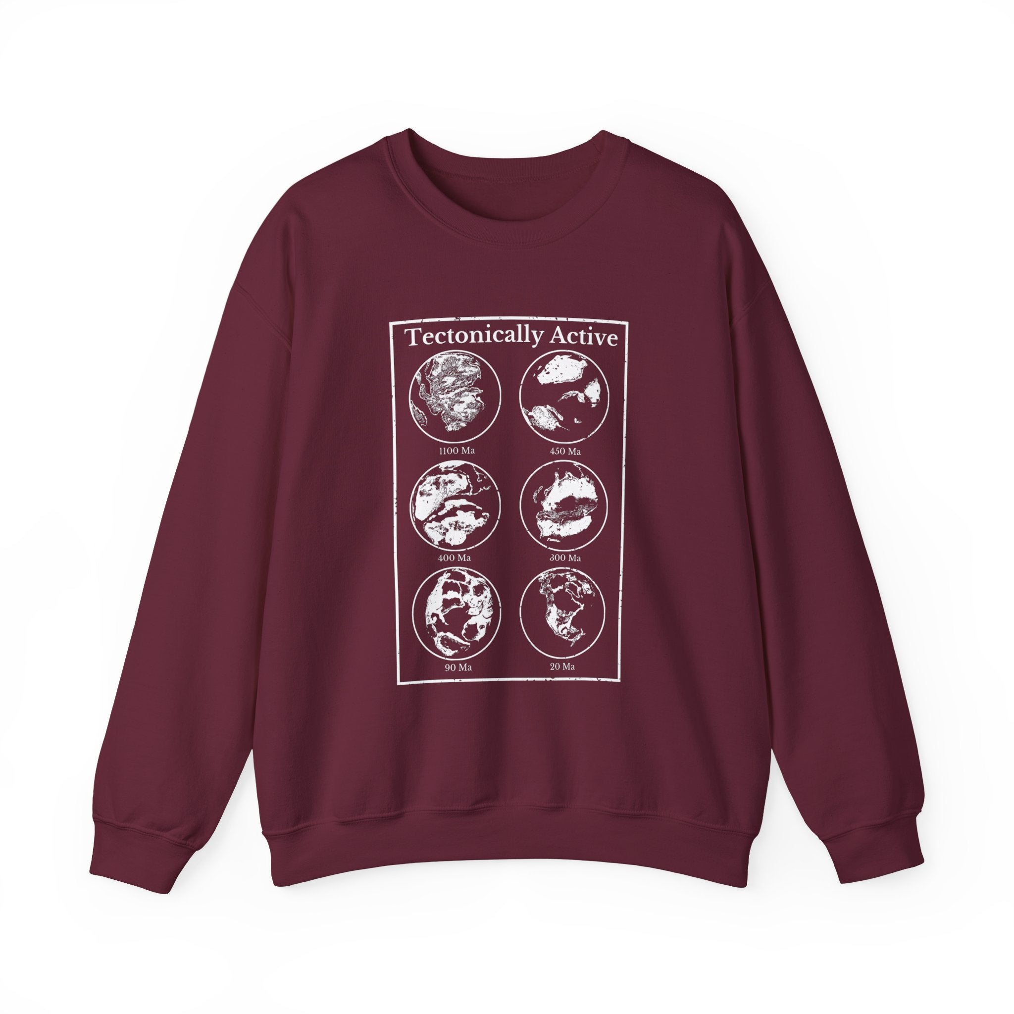 Sweatshirt Crewneck: Tectonically Active