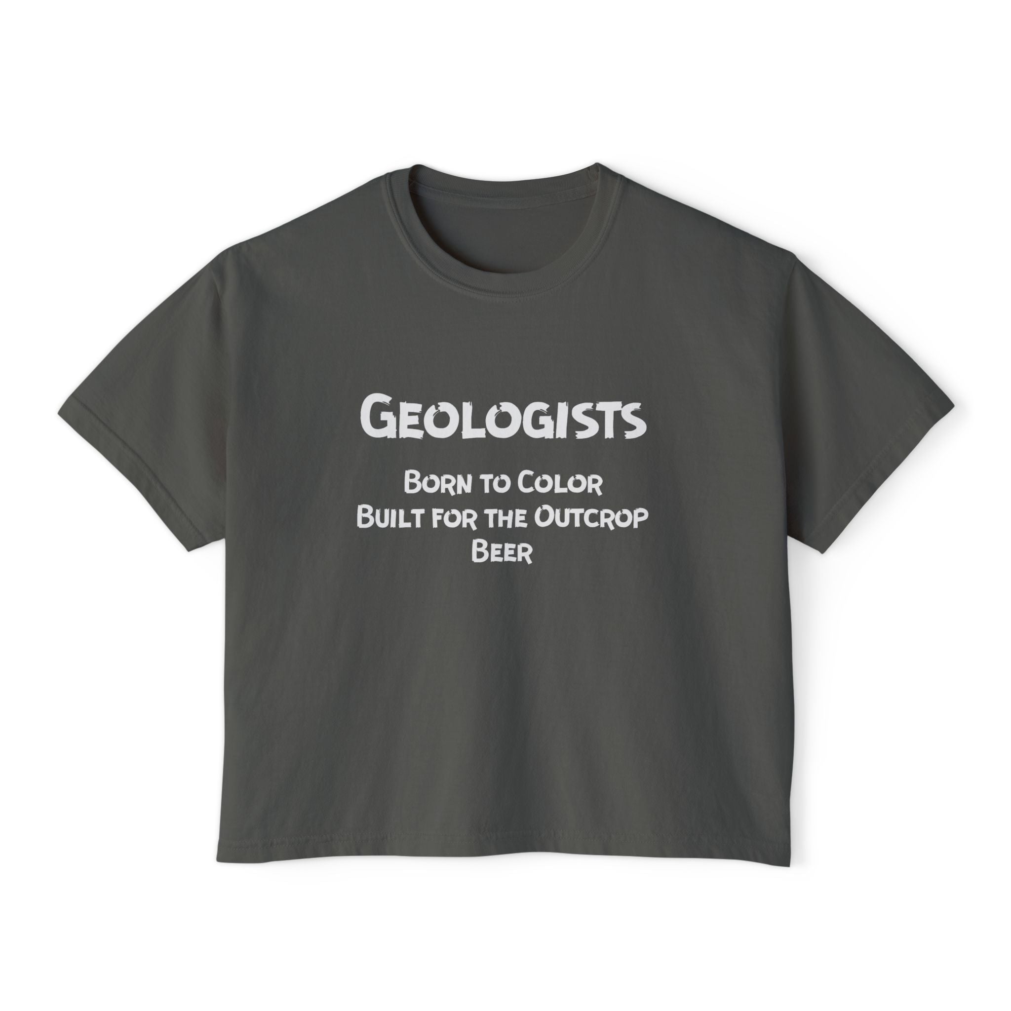 Butter Women's Geology T-Shirt -  Born to Color, Outcrop, Beer