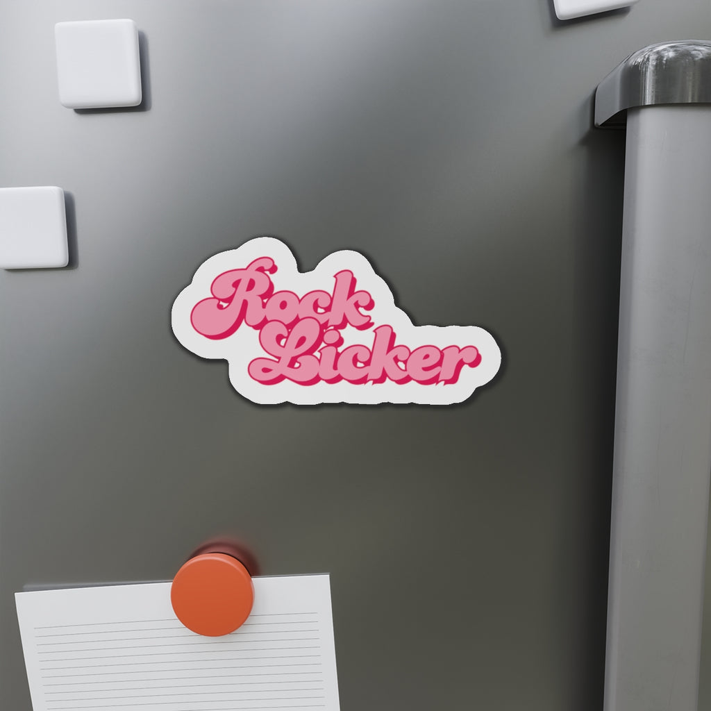 Magnet: Rock Licker Die-Cut Pink