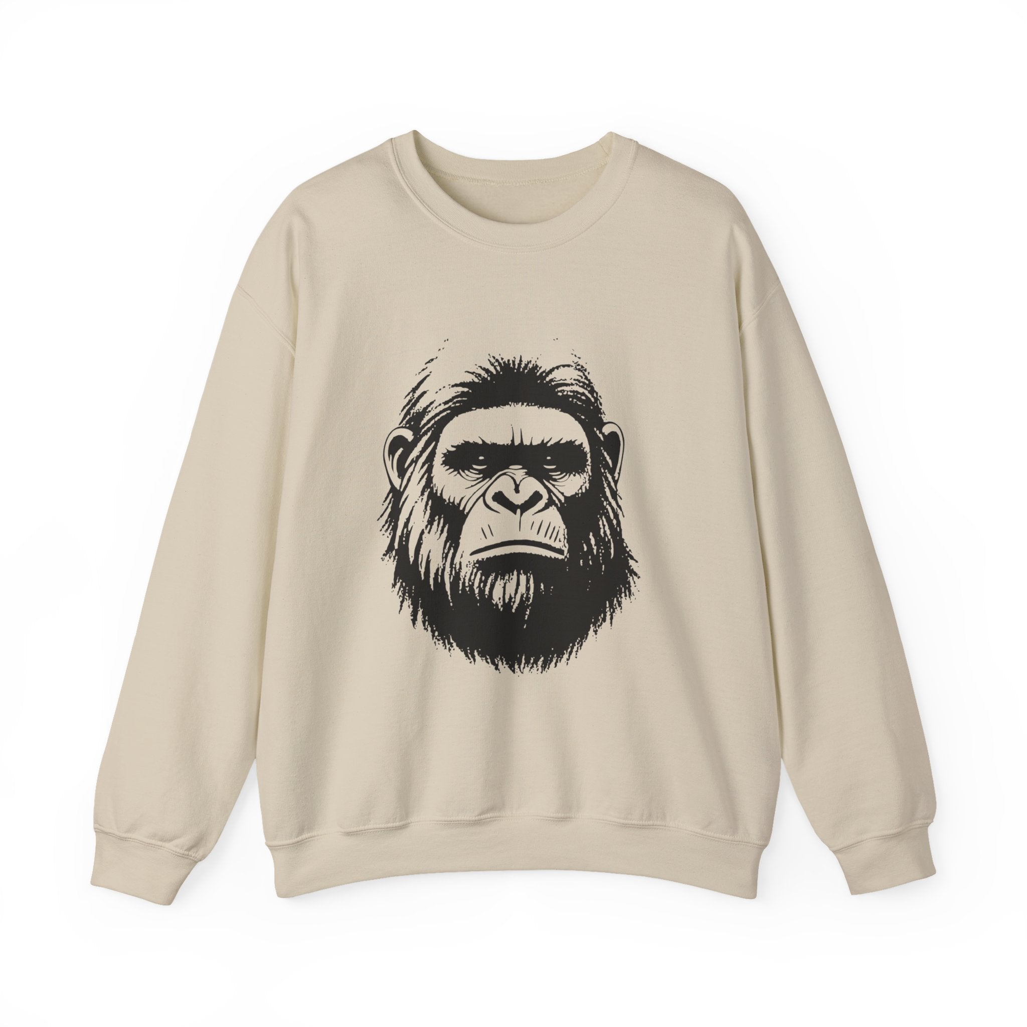 Crewneck Sweatshirt: Face of Bigfoot