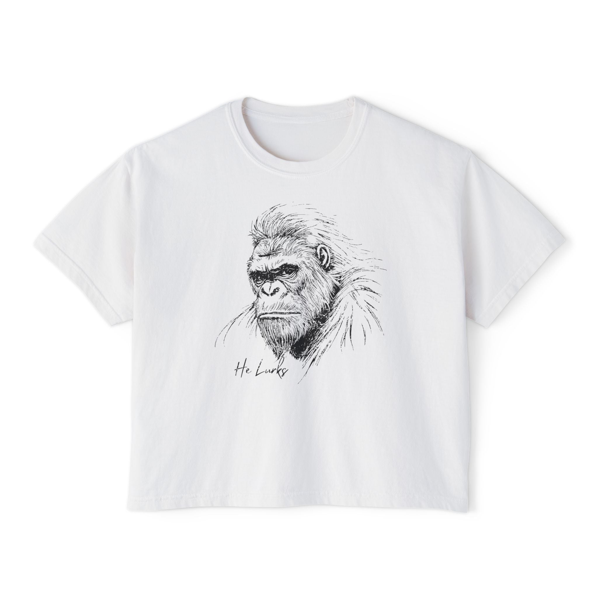Box Tee: Bigfoot - He Lurks