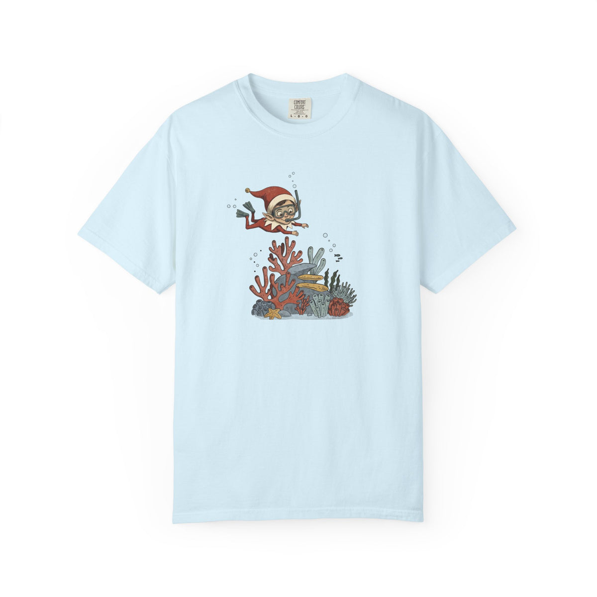Geology Holiday T-Shirt: Elf on a Carbonate Shelf