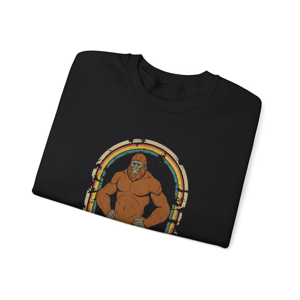 Sweatshirt Crewneck: Bigfoot - Cuddly & Proud