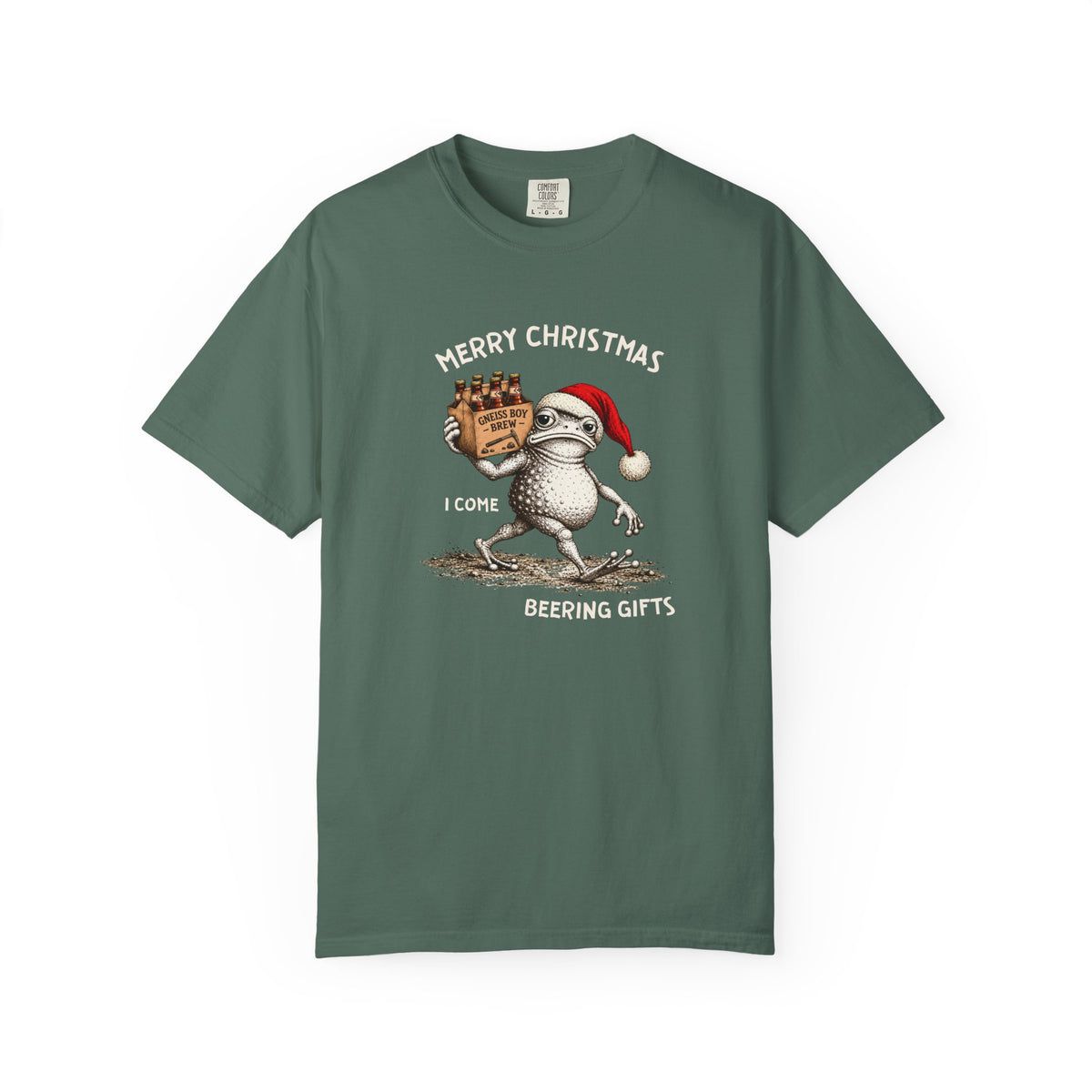 Geology Holiday T-Shirt: Merry Christmas I Come Beering Gifts
