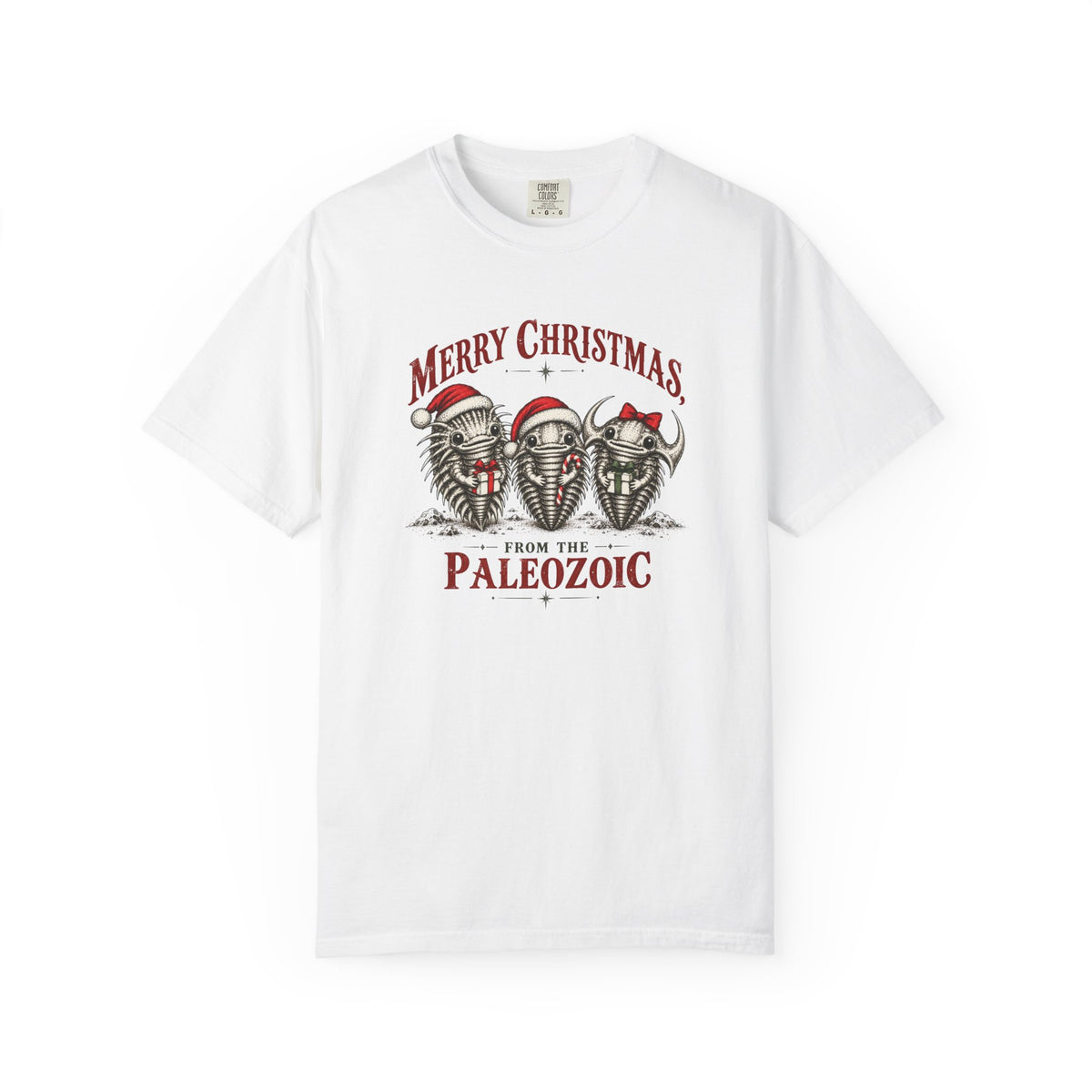 Geology Holiday T-Shirt: Merry Christmas from the Paleozoic