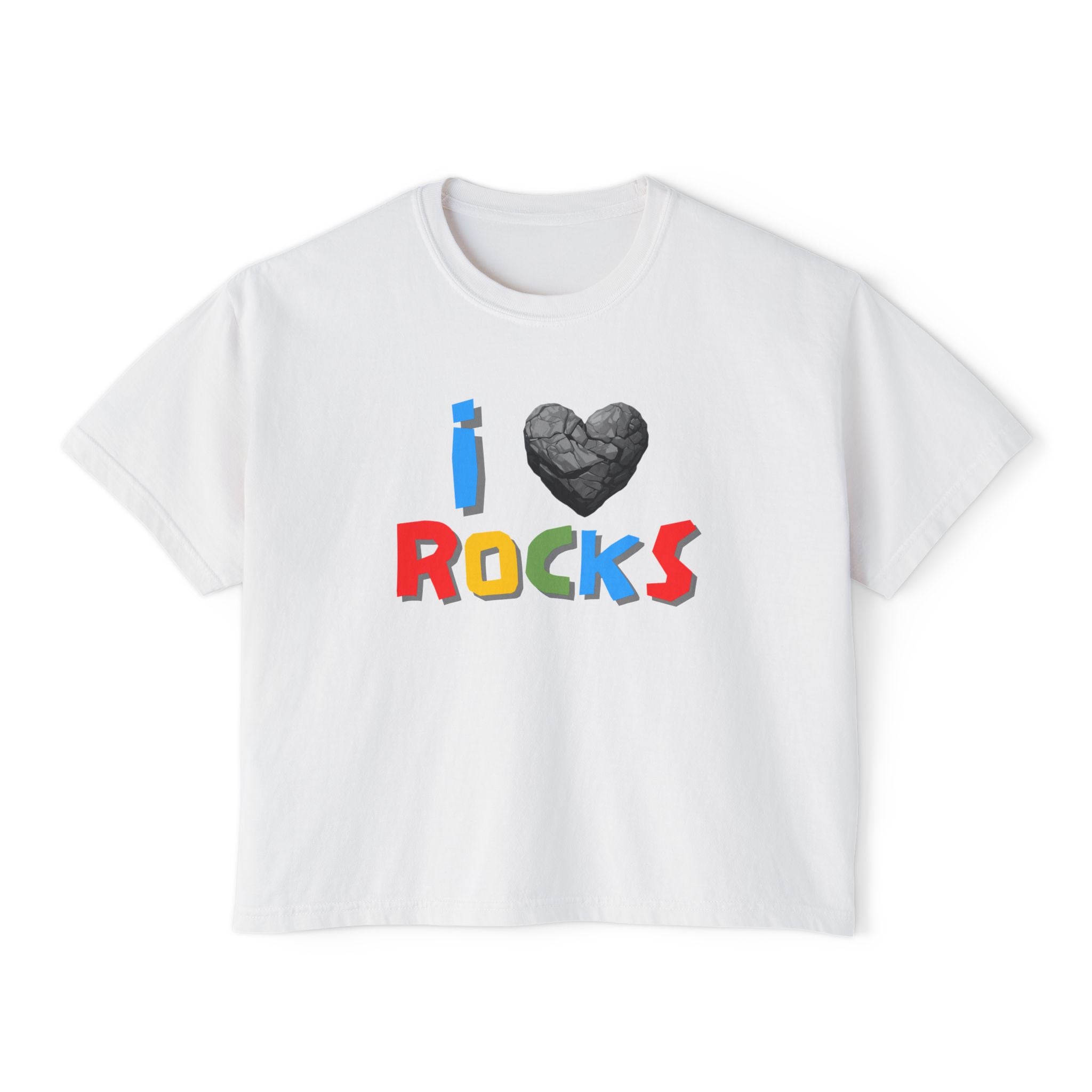 Chalky Mint Women's Geology T-Shirt -  I Love Rocks