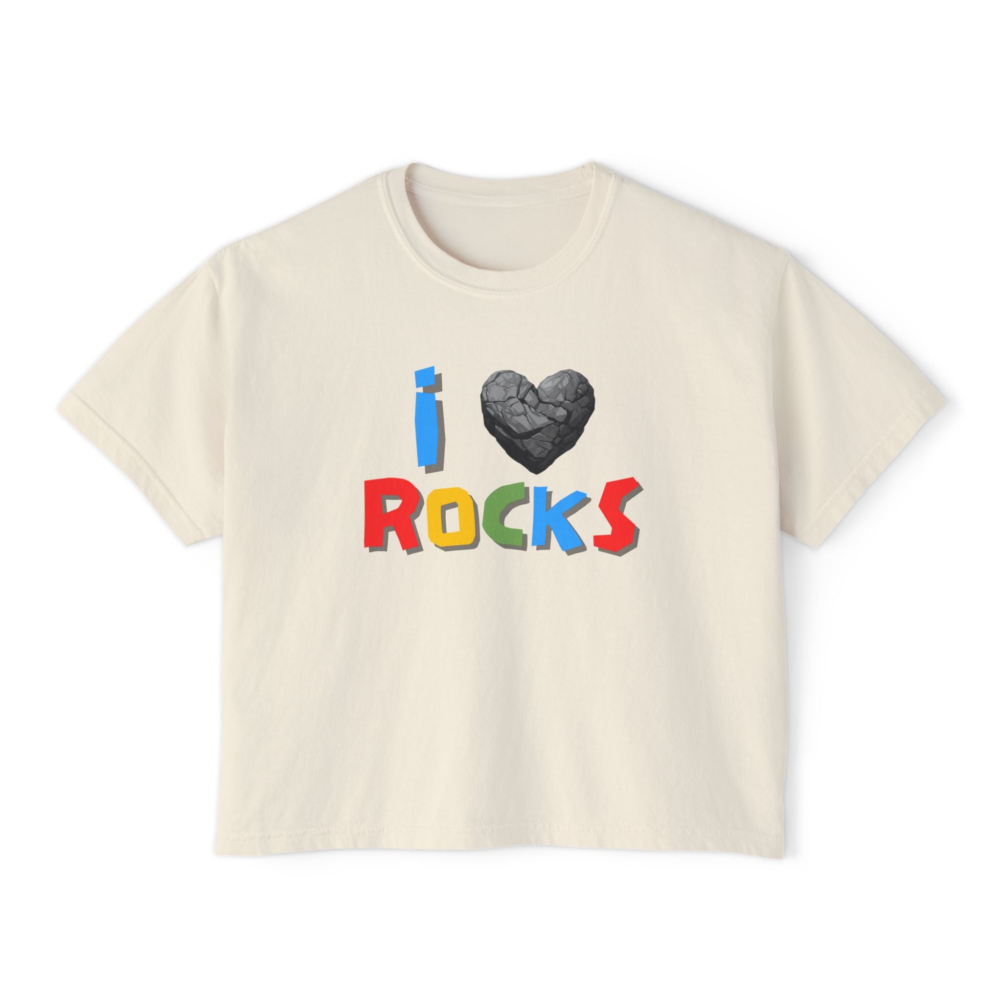 Peachy Women's Geology T-Shirt -  I Love Rocks