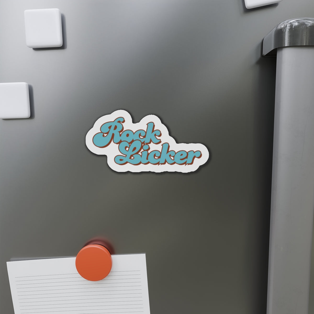 Magnet: Rock Licker Die-Cut Blue