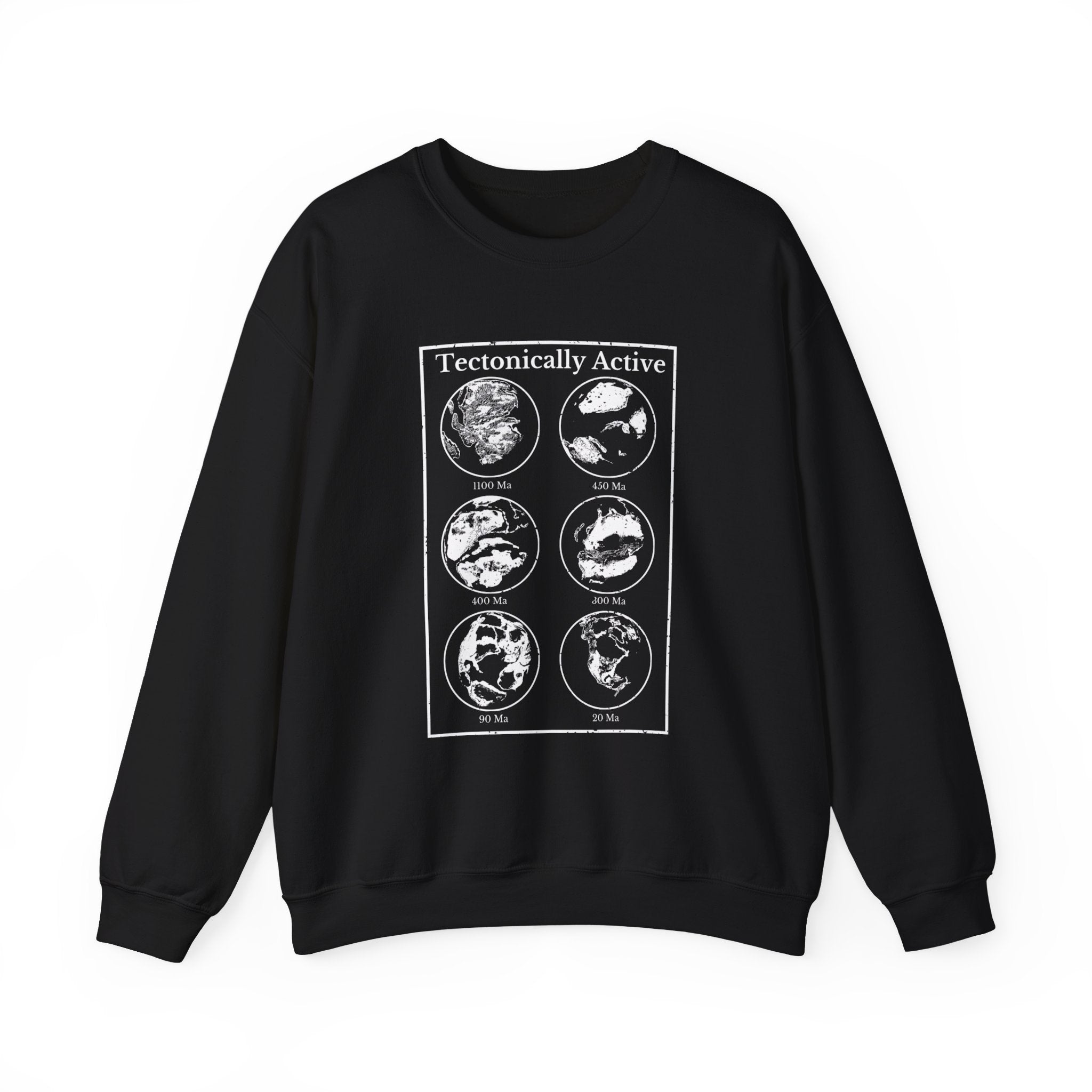 Sweatshirt Crewneck: Tectonically Active