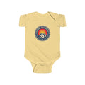 Light Blue Baby Geology Onesie: I Love Rocks  — Infant Onesie Bodysuit