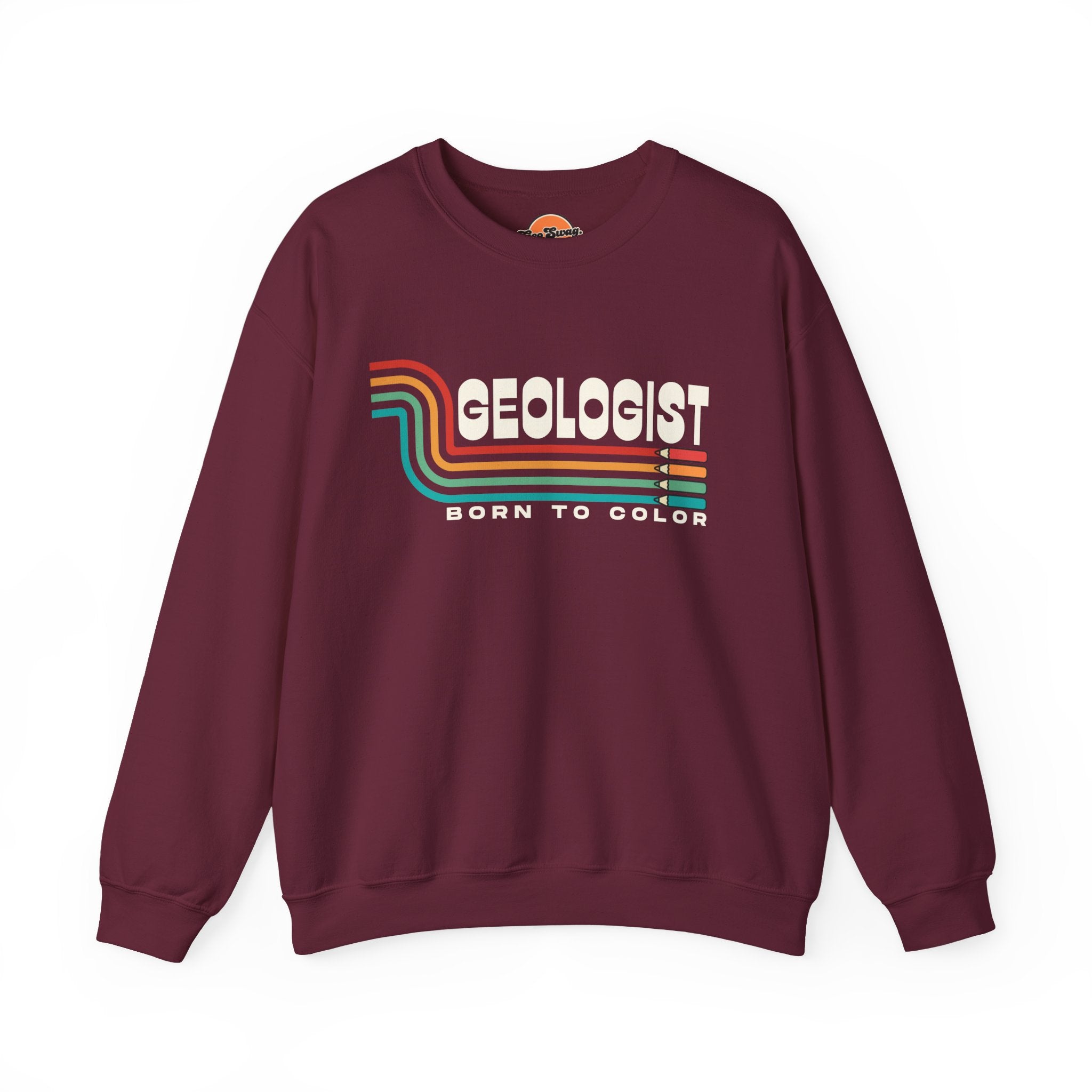 Sweatshirt Crewneck: Geologist - Born to Color