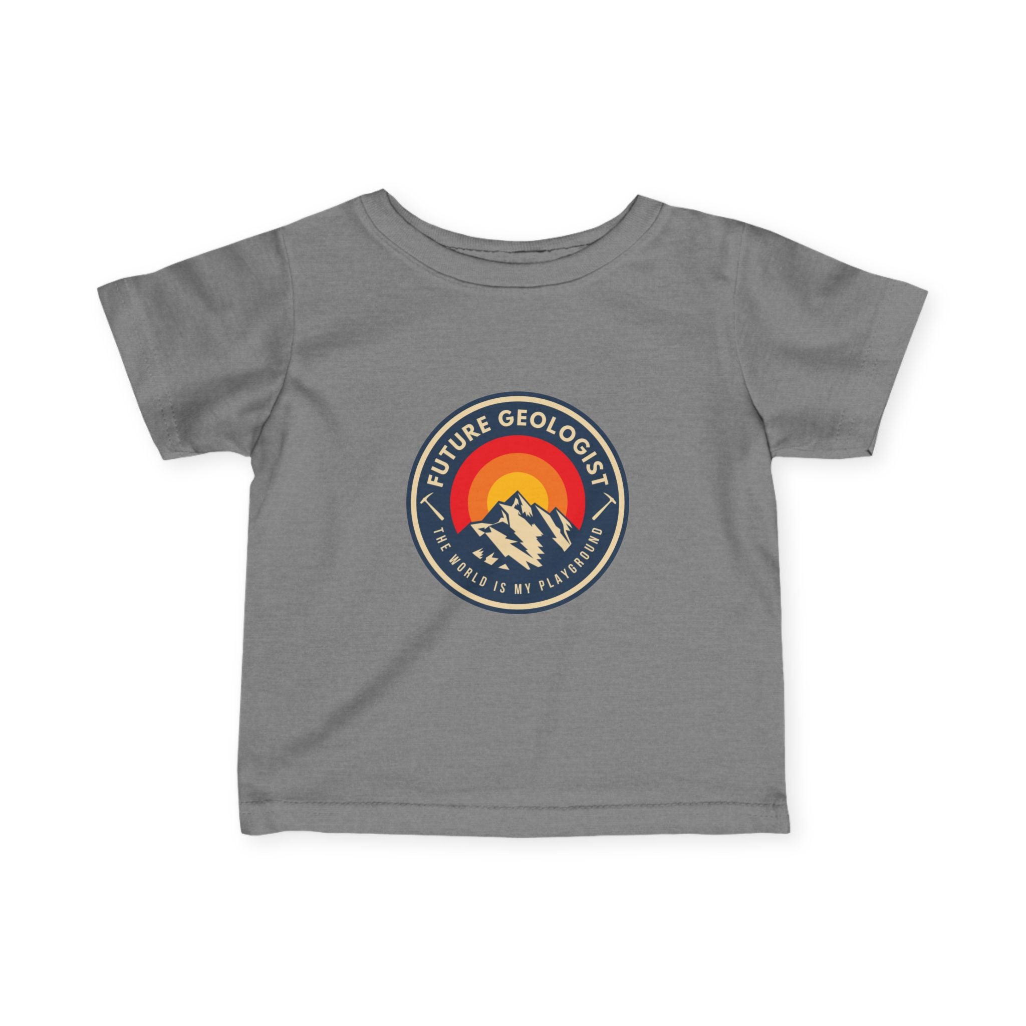 Mauvelous Baby Geology Onesie: Future Geologist, The World is my Playground