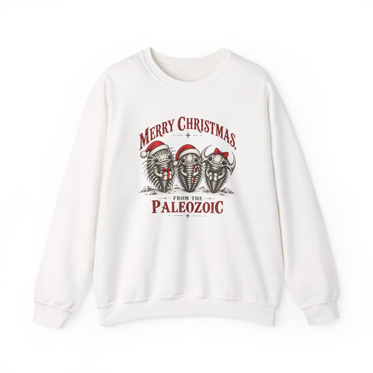 Geology Holiday Sweatshirt Crewneck: Merry Christmas From the Paleozoic