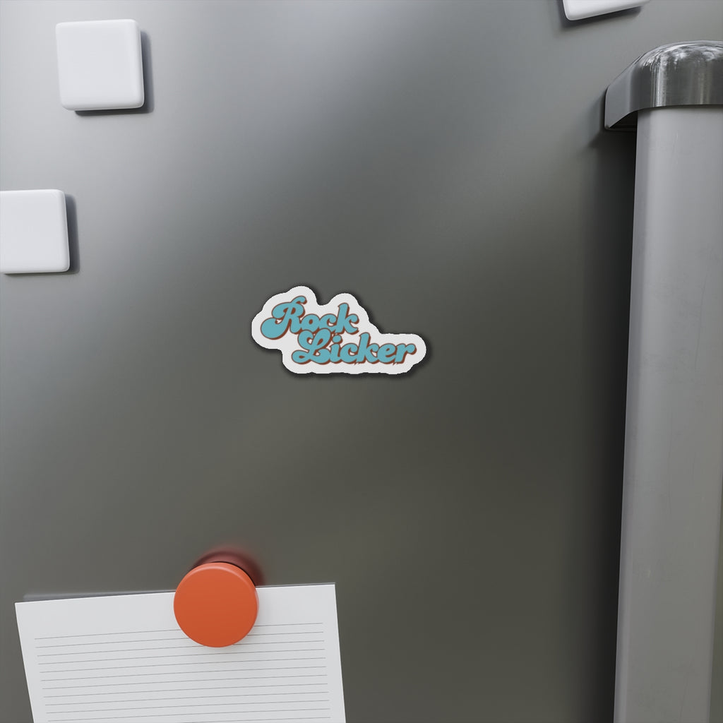 Magnet: Rock Licker Die-Cut Blue