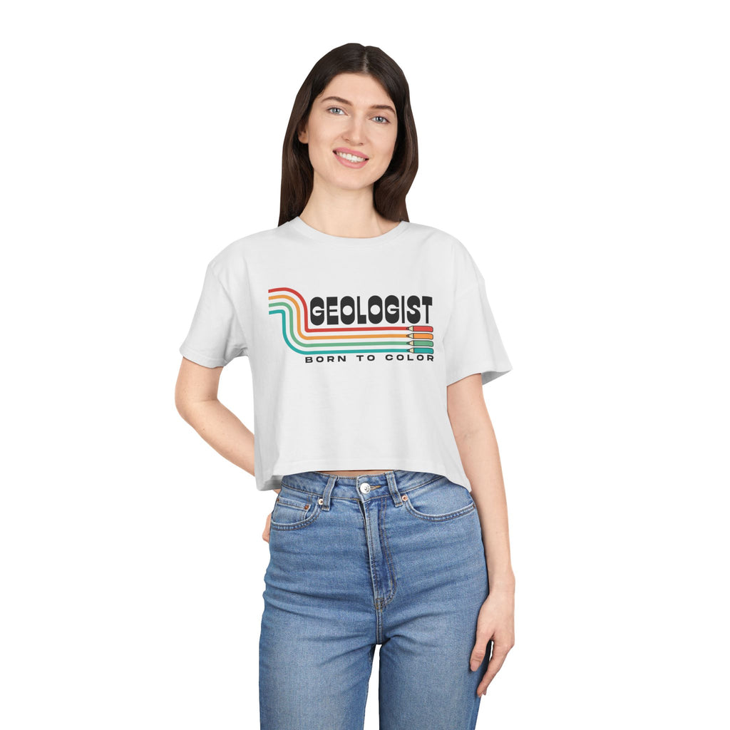 Black Women's Geology T-Shirt -  Geologist - Born to Color