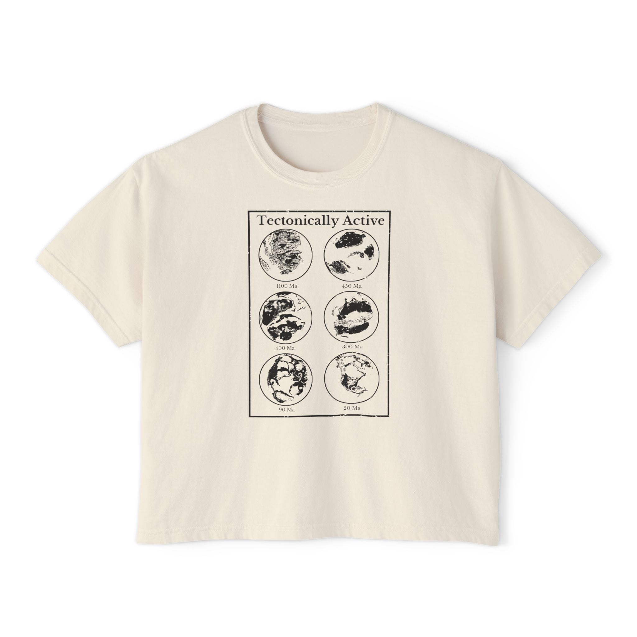 Ivory Women's Geology T-Shirt -  Tectonically Active