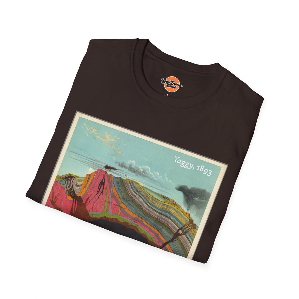Graphic Tee: Historic Collections - Levi Yaggy Geology Cross Section 1893