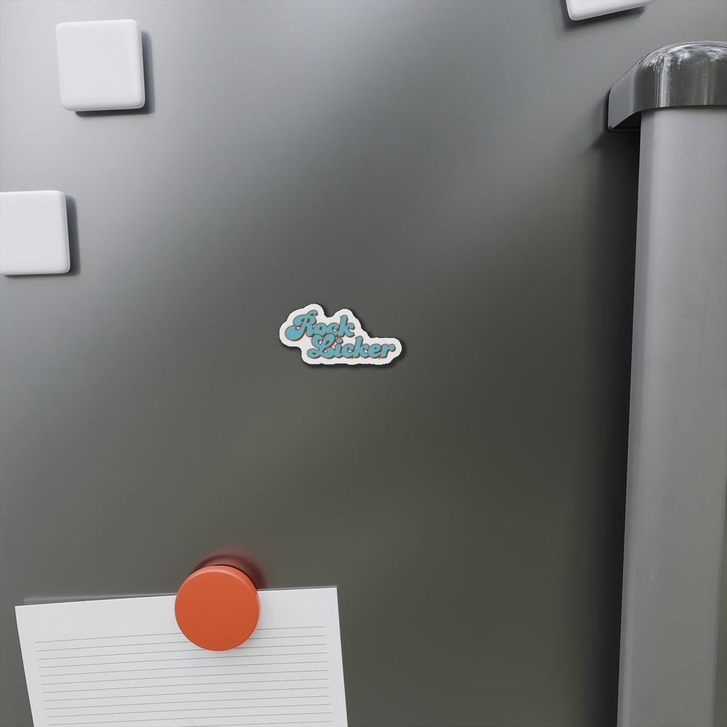 Magnet: Rock Licker Die-Cut Blue