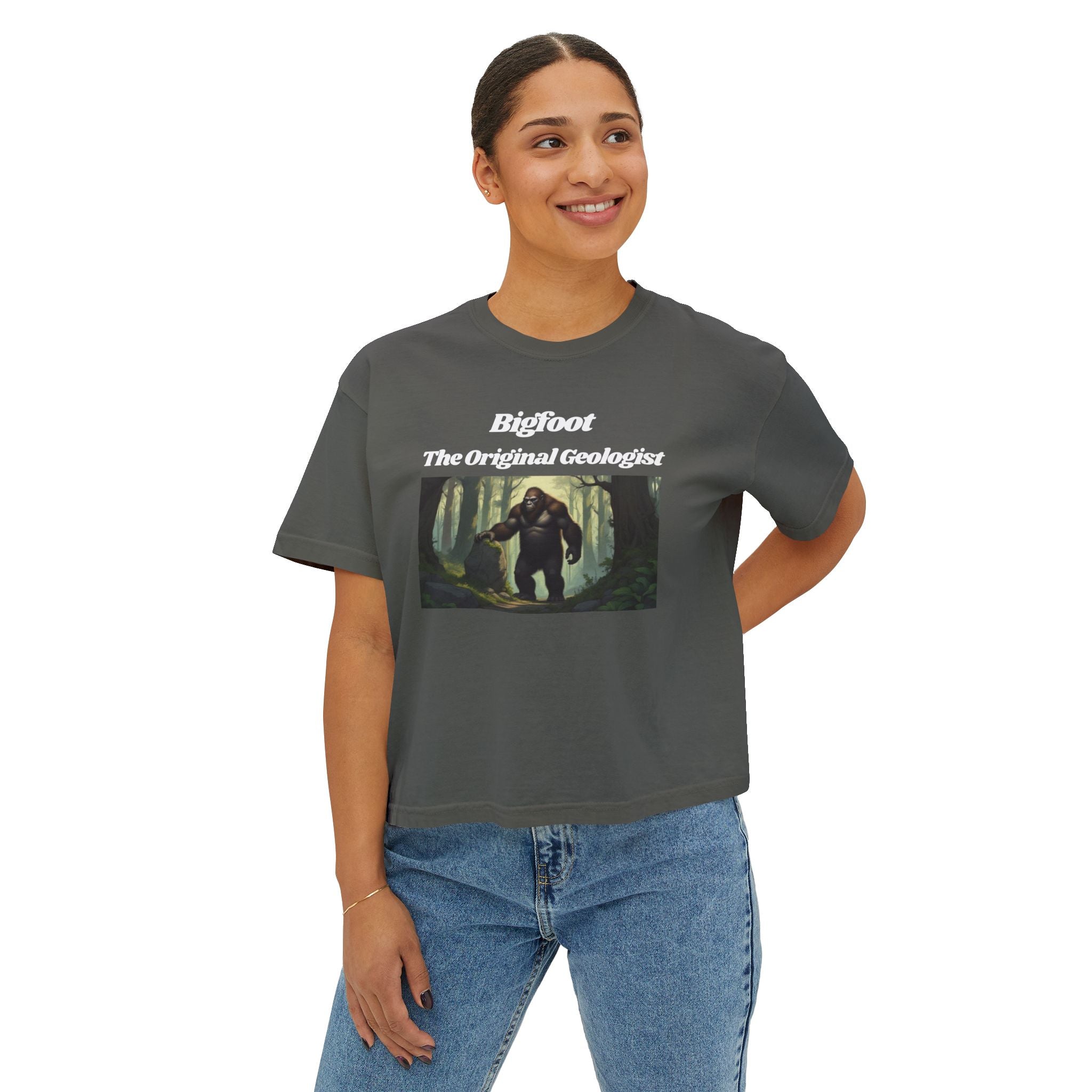 Boxy Tee: Bigfoot the Original Geologist