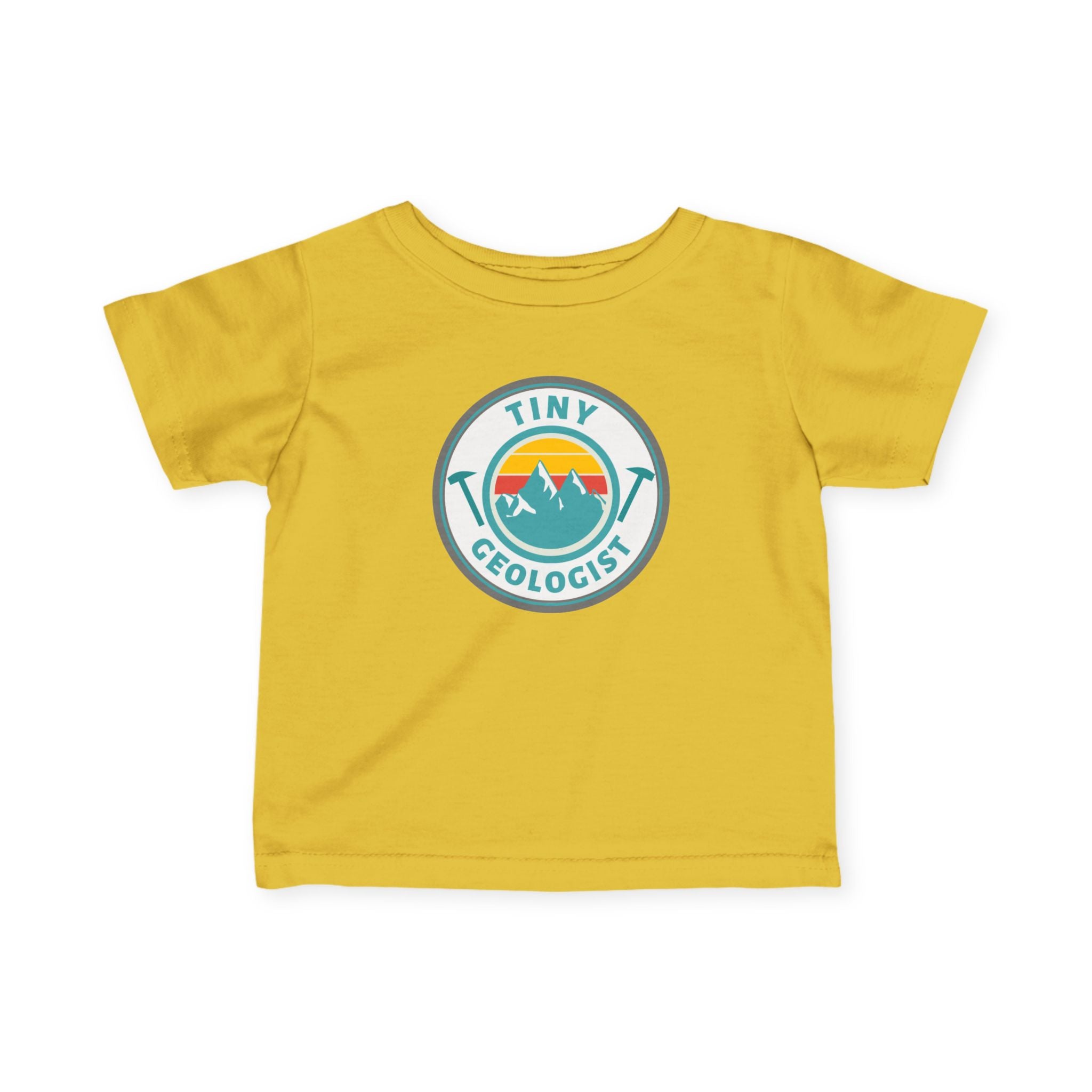 Natural Youth Geology T-Shirt: Rock Licker Yellow Text