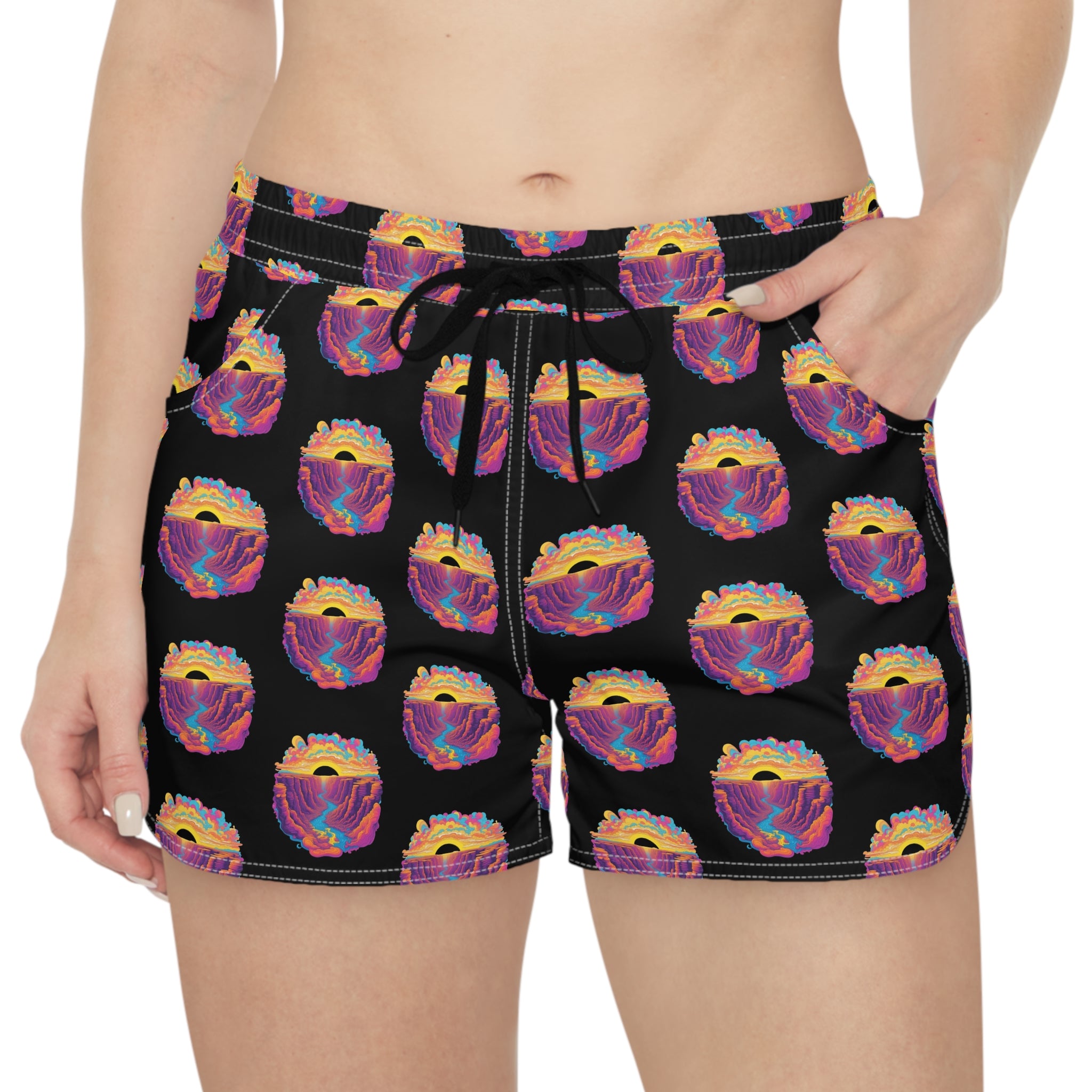 NP: Grand Canyon V1 Women's Yoga Pose Casual Shorts