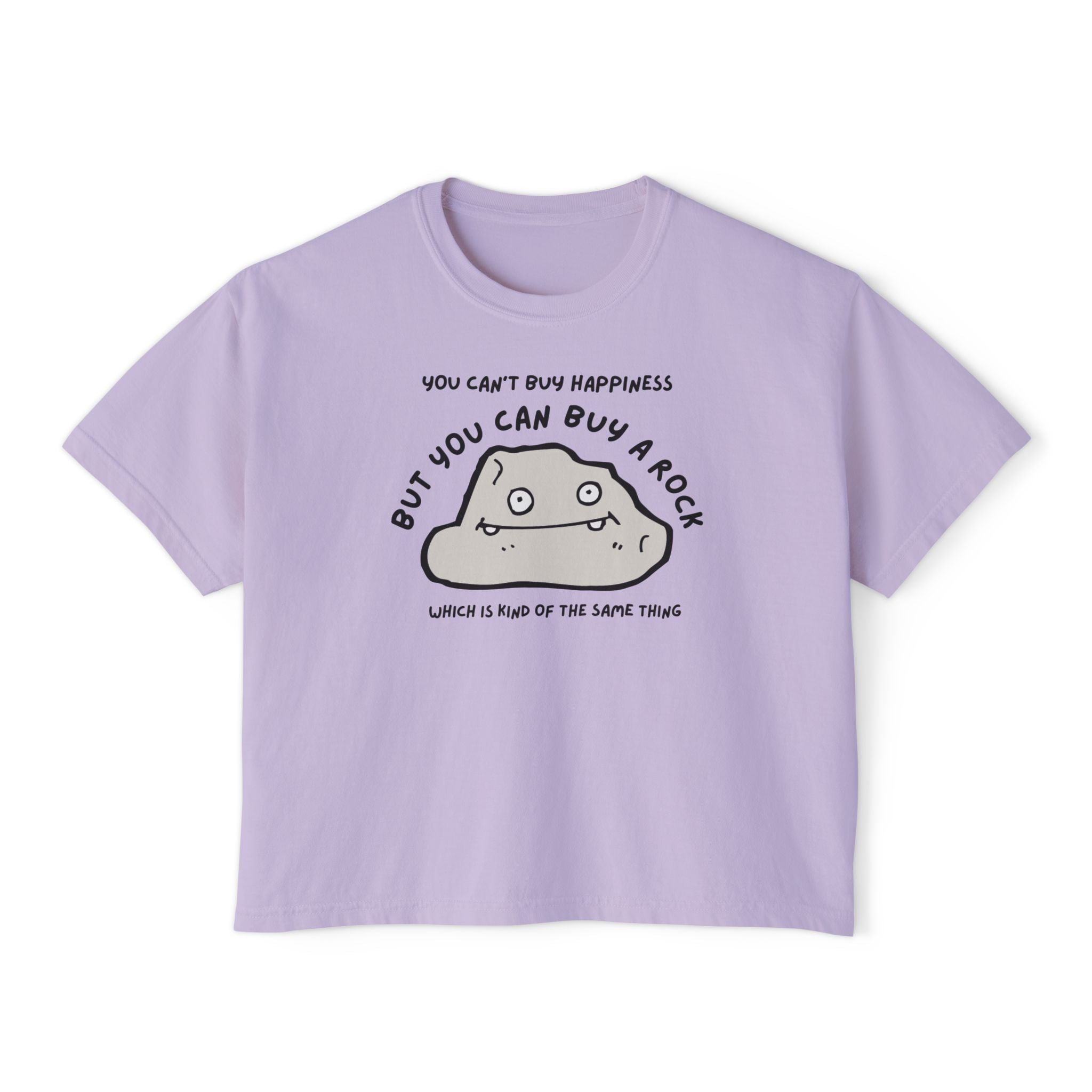 White Women's Geology T-Shirt -  But You Can Buy a Rock