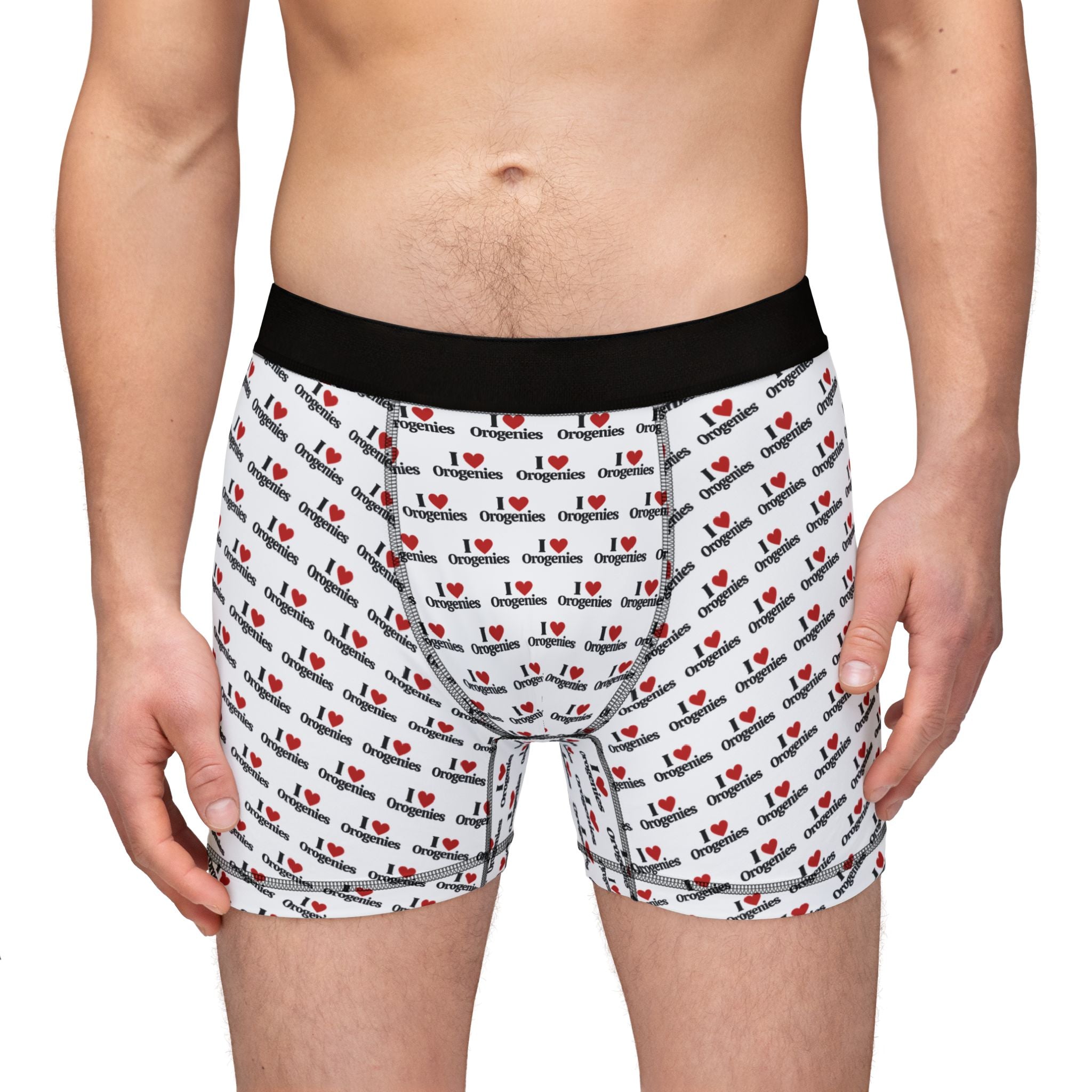 Undies: I Love Orogenies Boxers — Men's Boxer Briefs