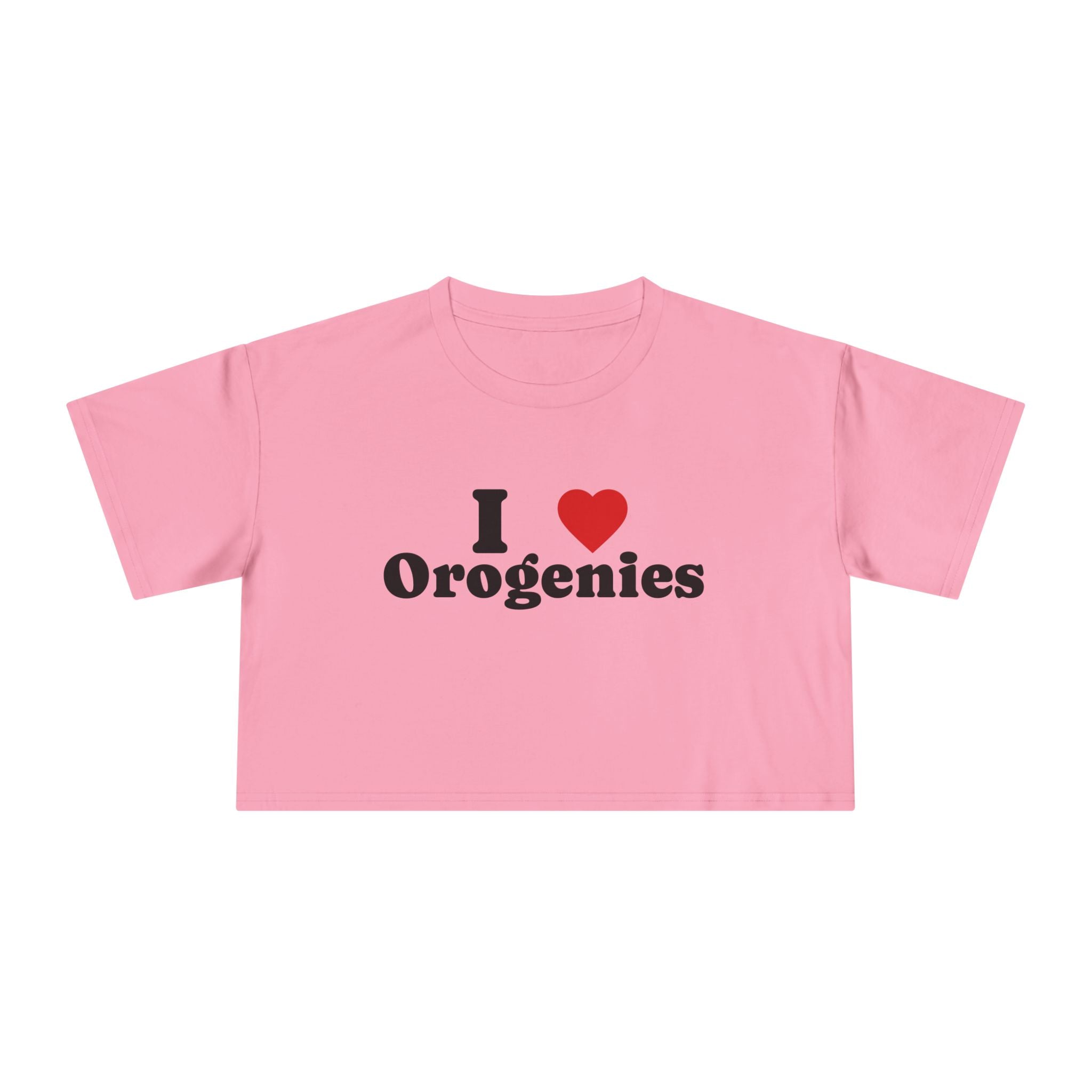 White Women's Geology T-Shirt -  I Love Orogenies