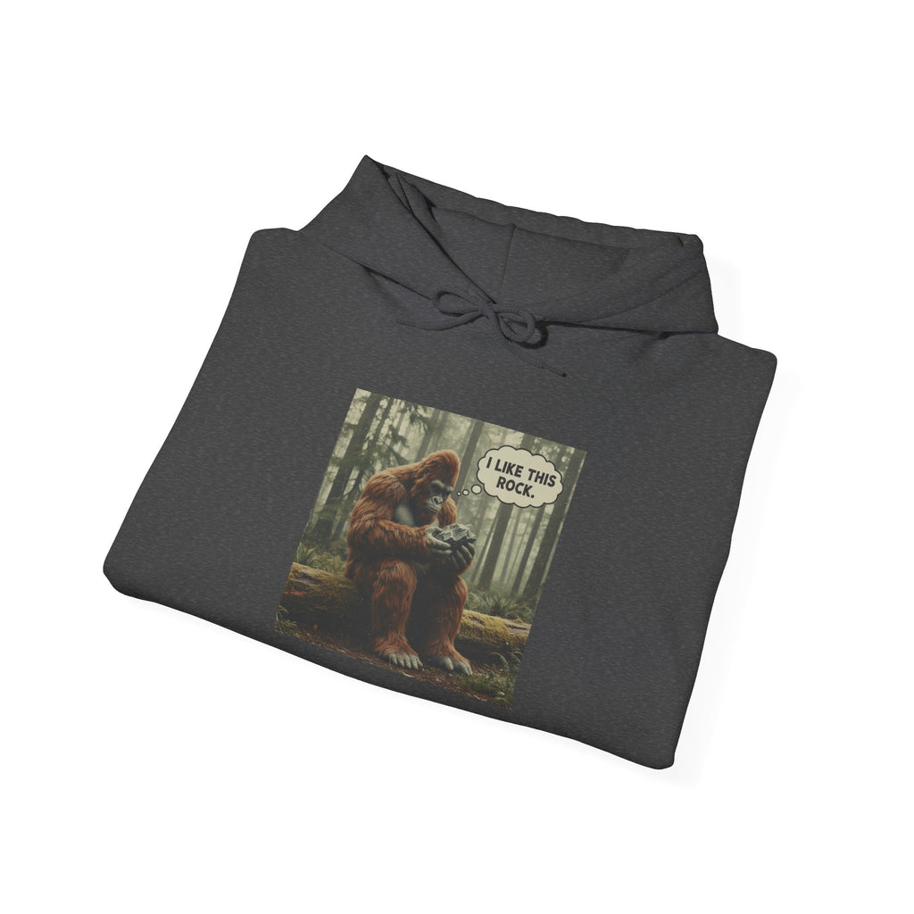 Sweatshirt Hoodie: Bigfoot - I Like This Rock