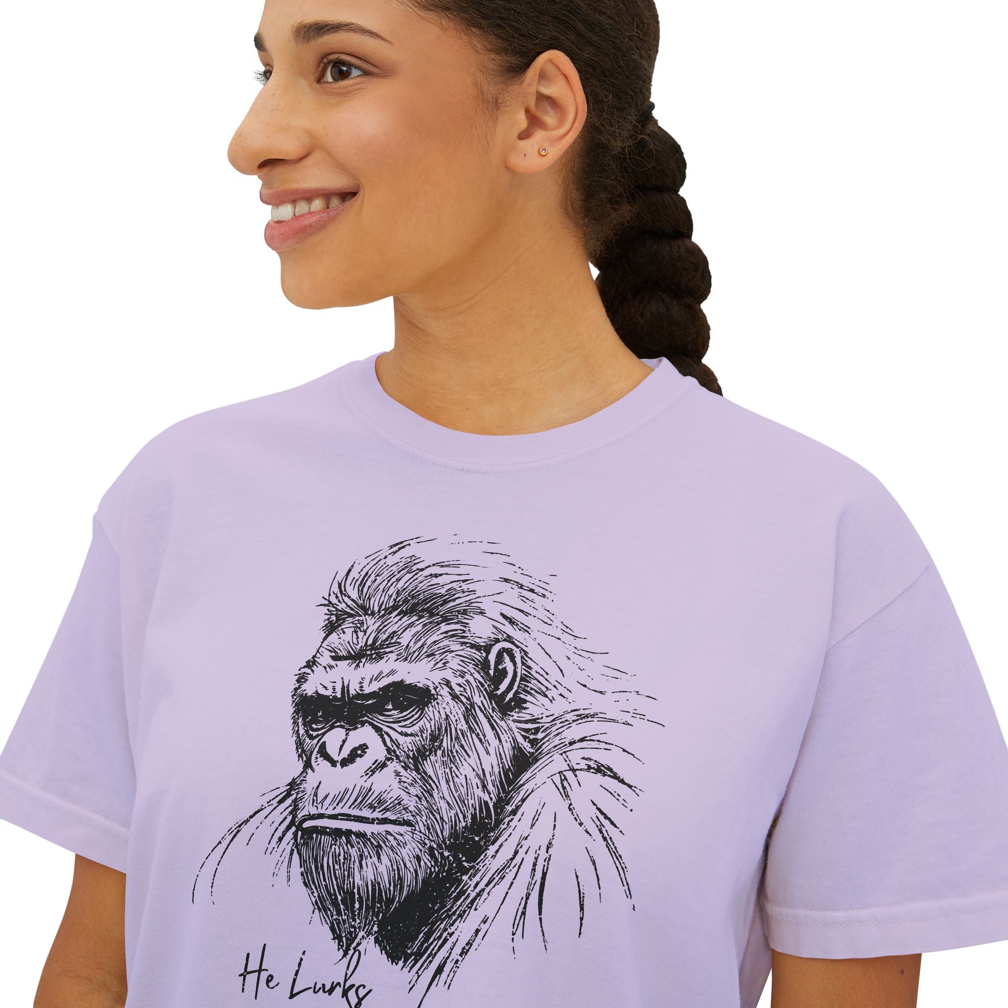 Box Tee: Bigfoot - He Lurks