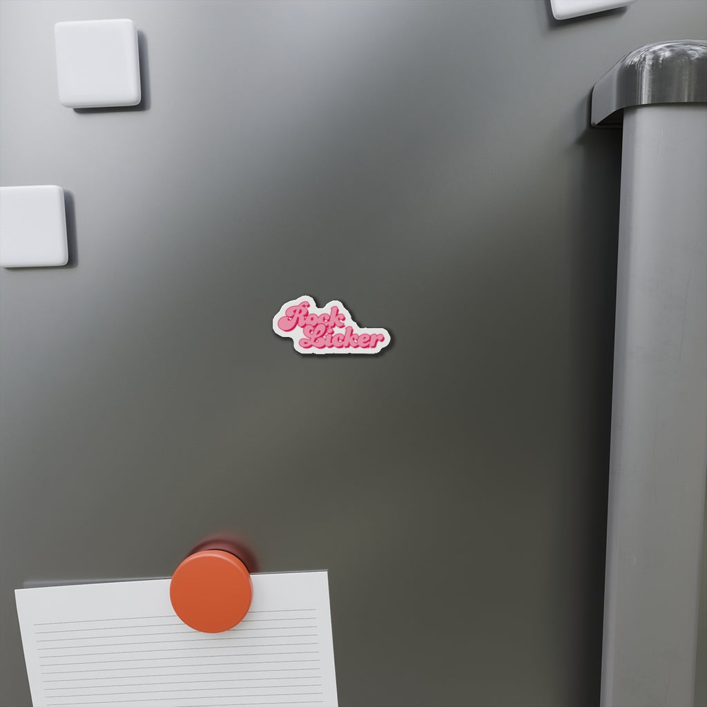 Magnet: Rock Licker Die-Cut Pink