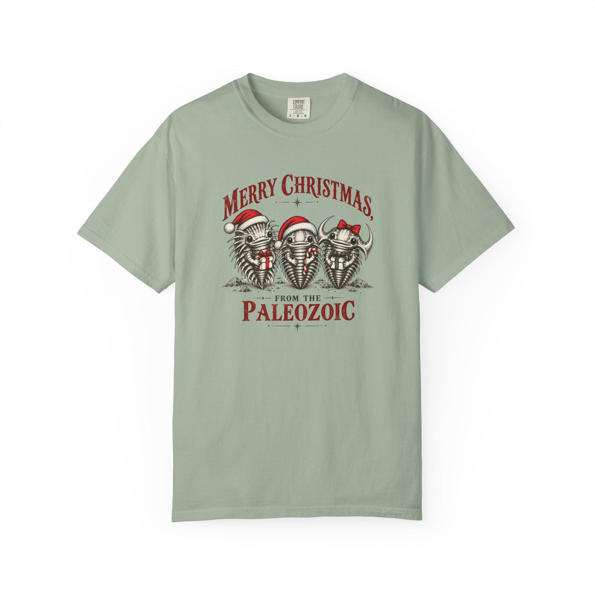 Geology Holiday T-Shirt: Merry Christmas from the Paleozoic