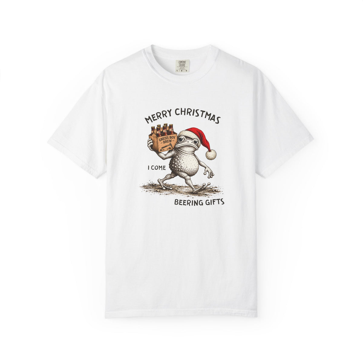 Geology Holiday T-Shirt: Merry Christmas I Come Beering Gifts