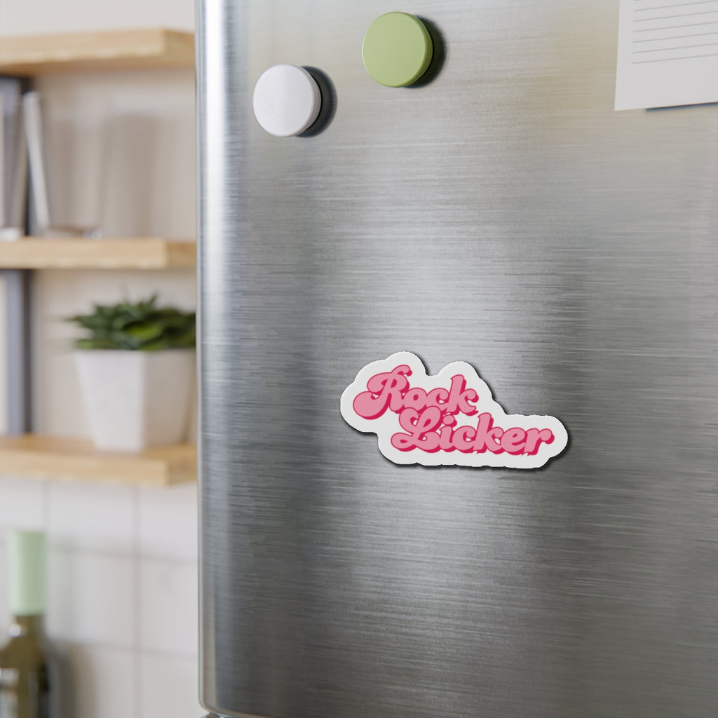 Magnet: Rock Licker Die-Cut Pink