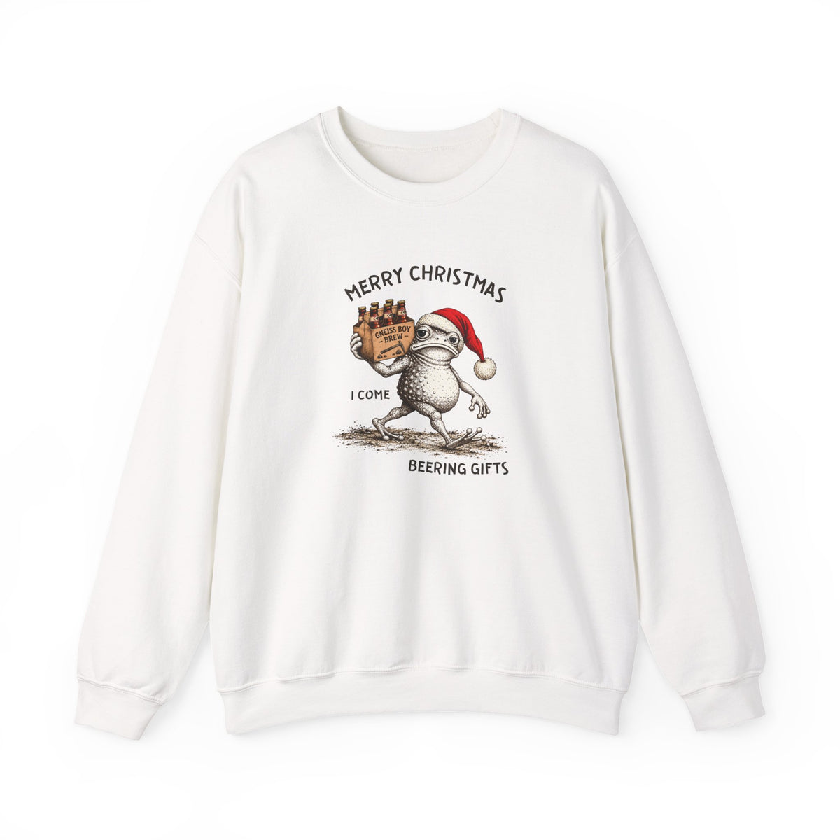 Geology Holiday Sweatshirt Crewneck: I Come Beering Gifts