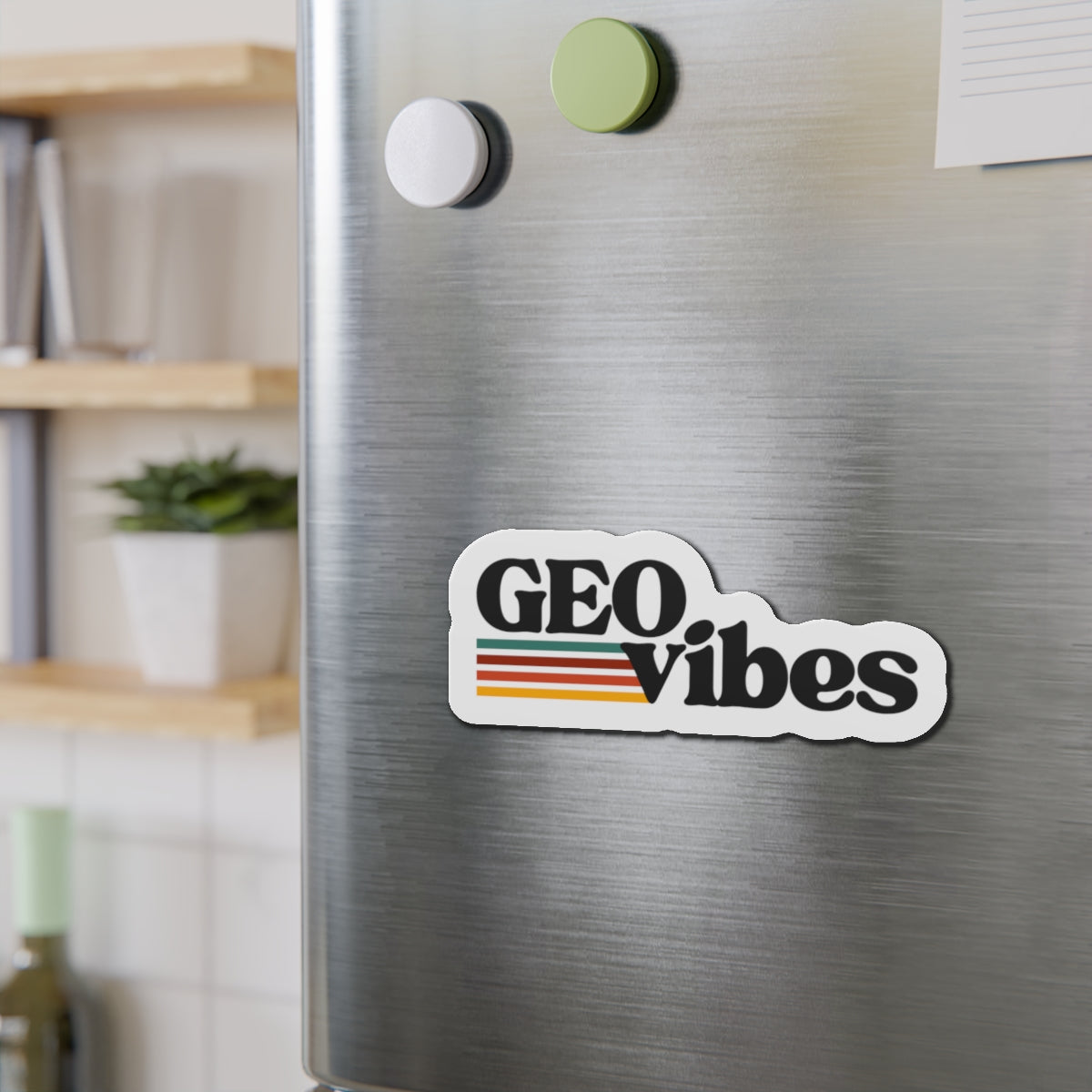 Magnet: GEO Vibes Die-Cut Magnet