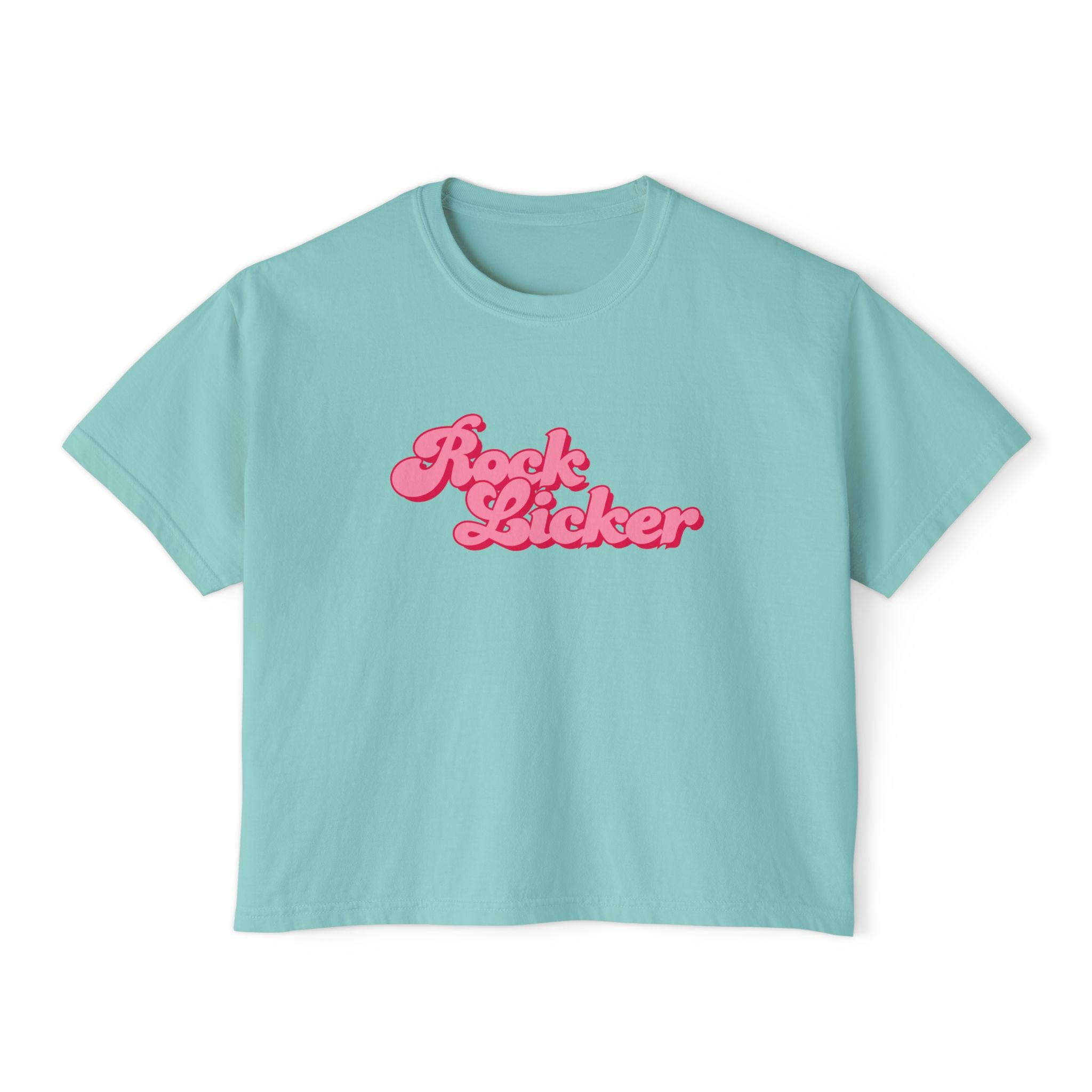 Butter Women's Geology T-Shirt -  Rock Licker Pink Text