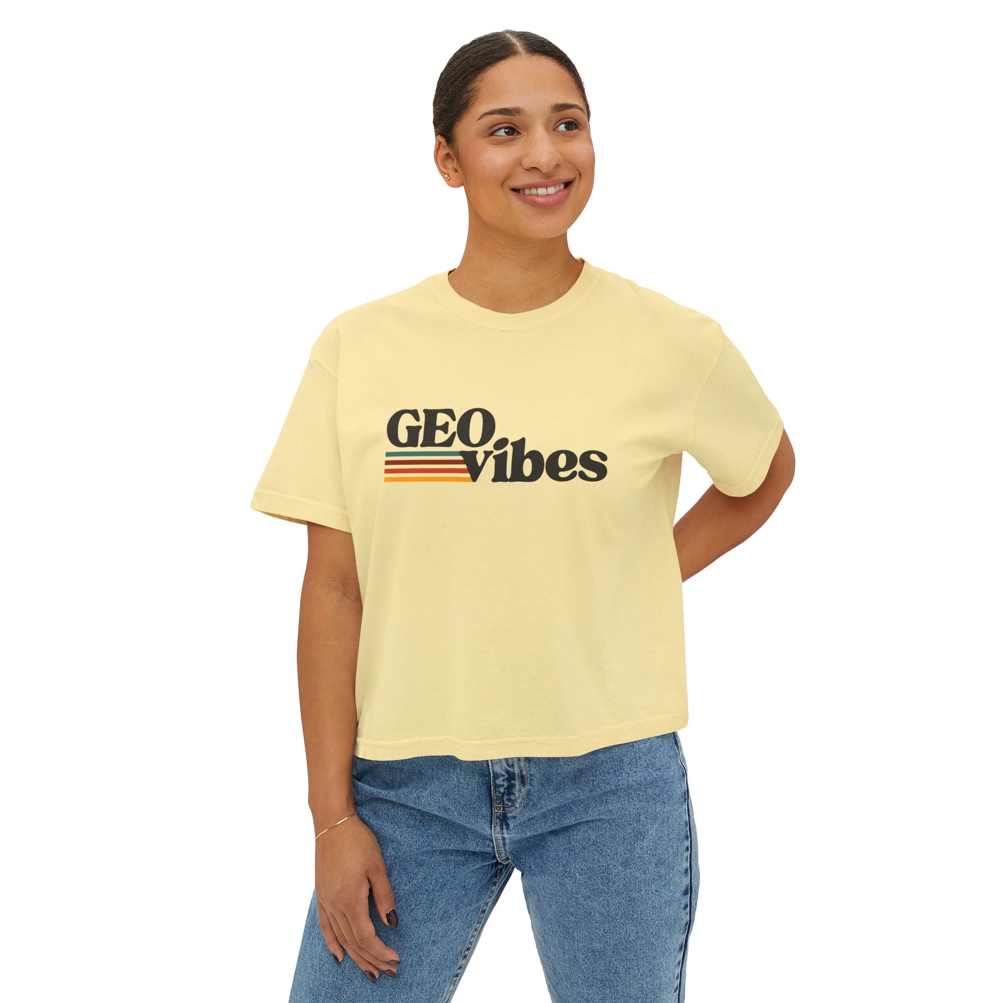 Boxy Tee: GEO Vibes