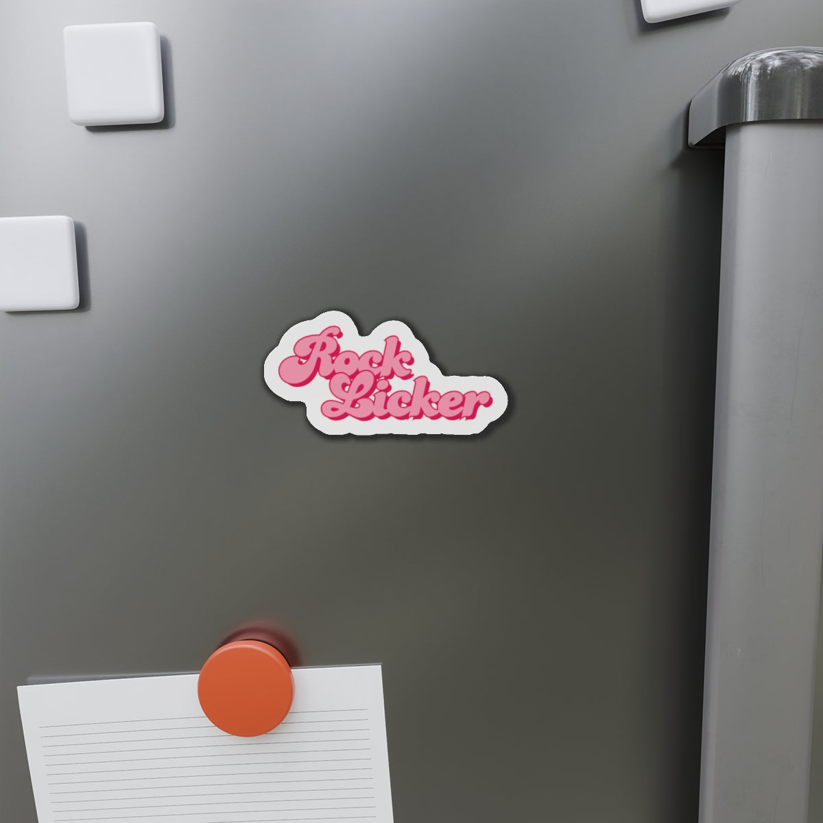 Magnet: Rock Licker Die-Cut Pink