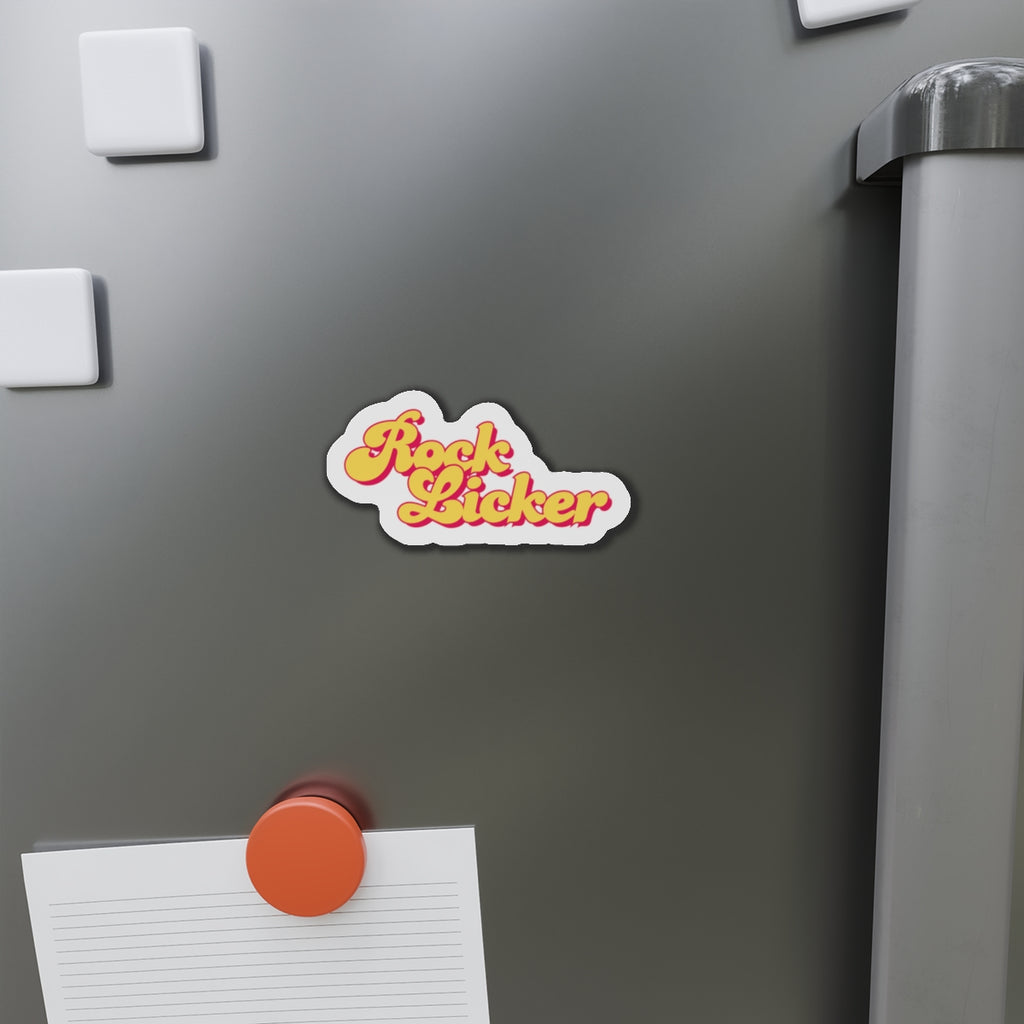 Magnet: Rock Licker Die-Cut Yellow