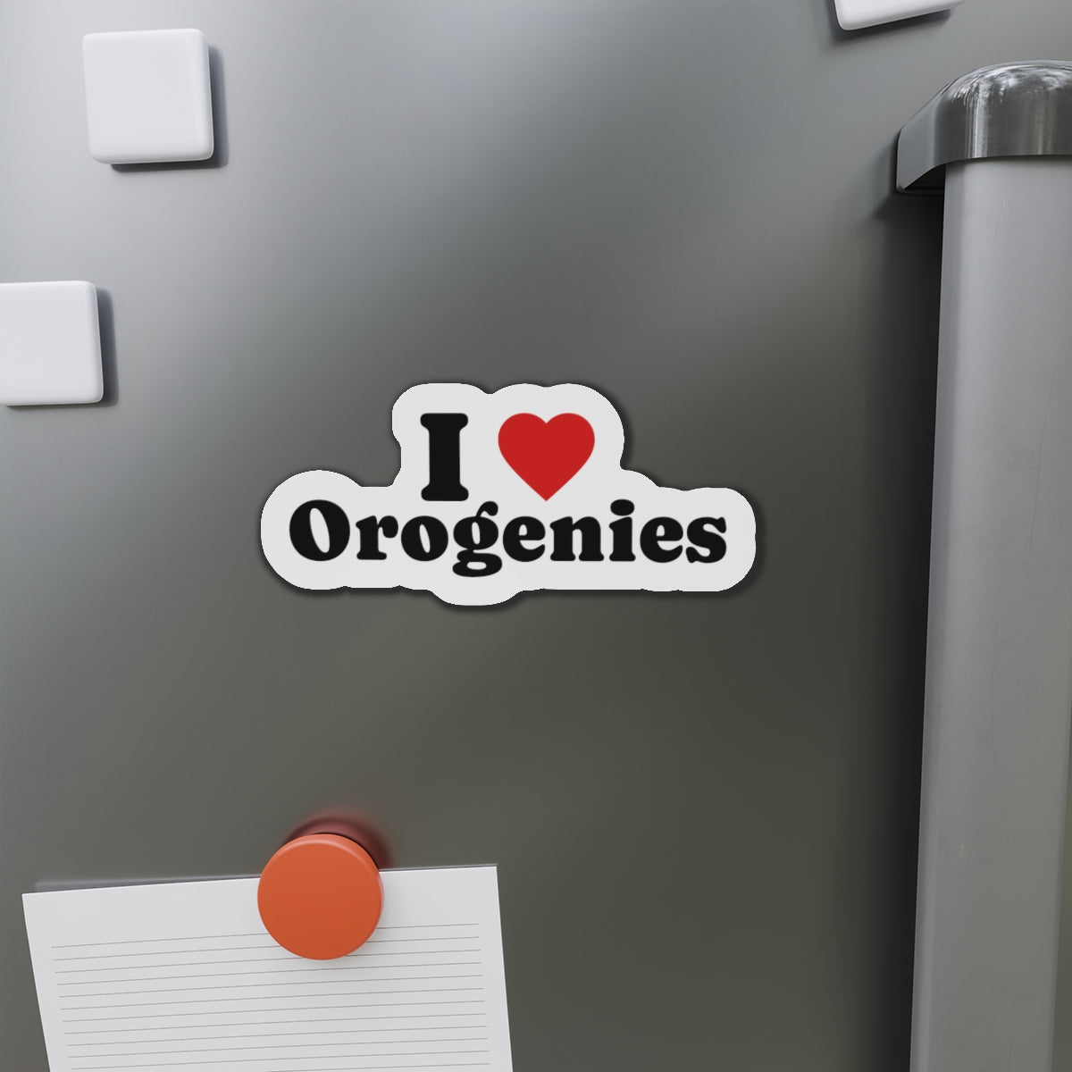 Magnet: I Love Orogenies Die-Cut Magnet