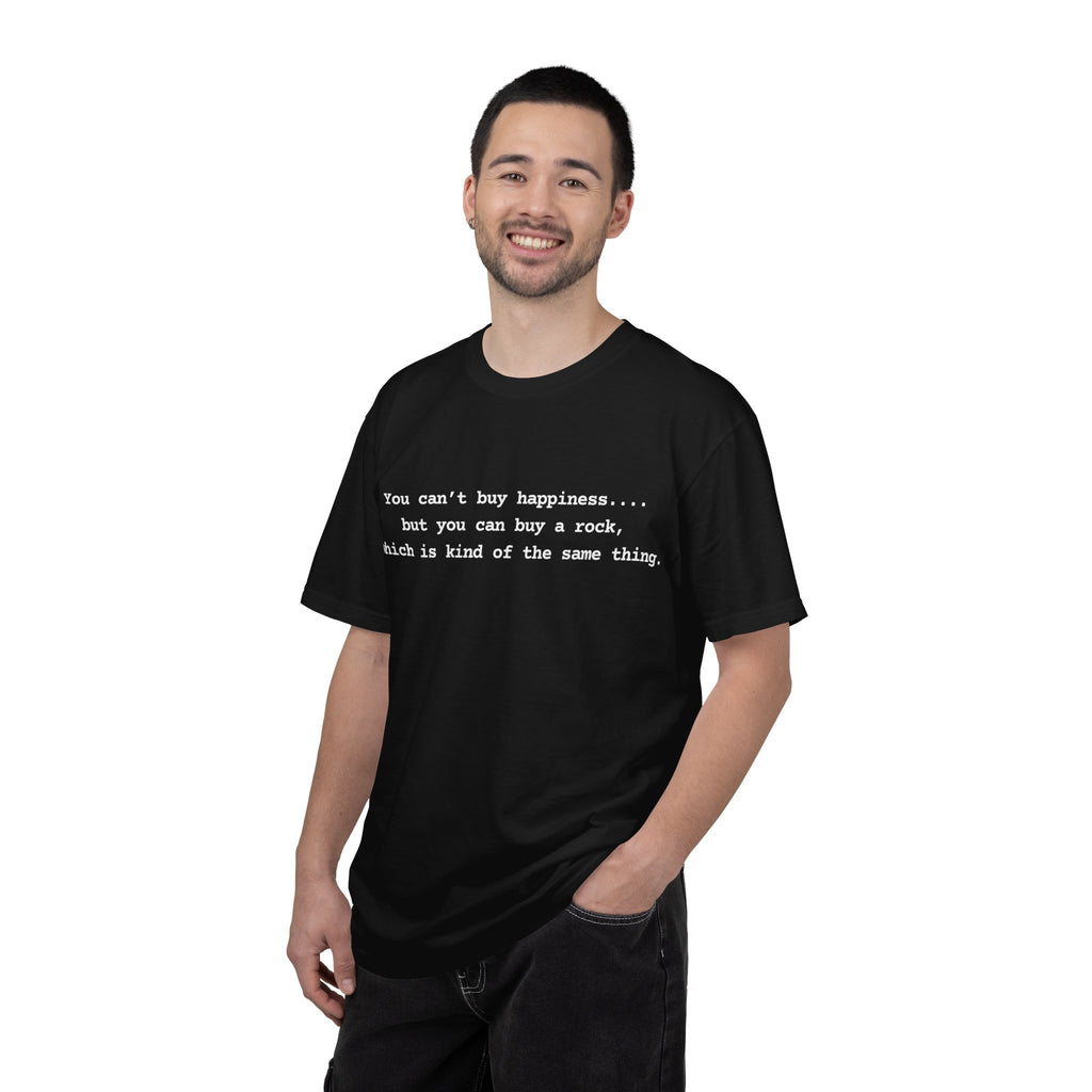 Blue Spruce Funny Geology T-Shirt: You can't buy happiness, but you can buy a rock