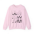 Sweatshirt Crewneck: Fold Types