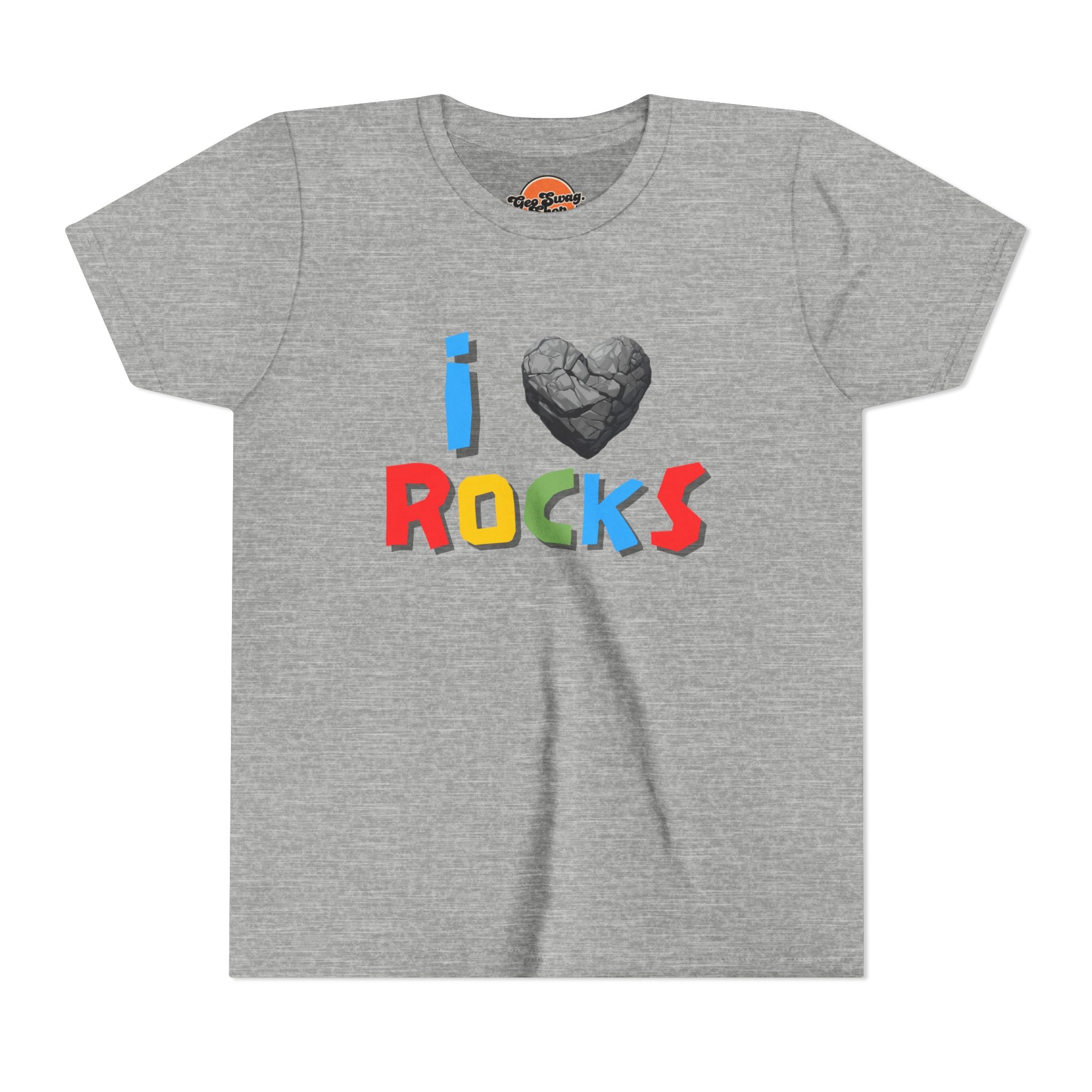 Youth Tee: I Love Rocks