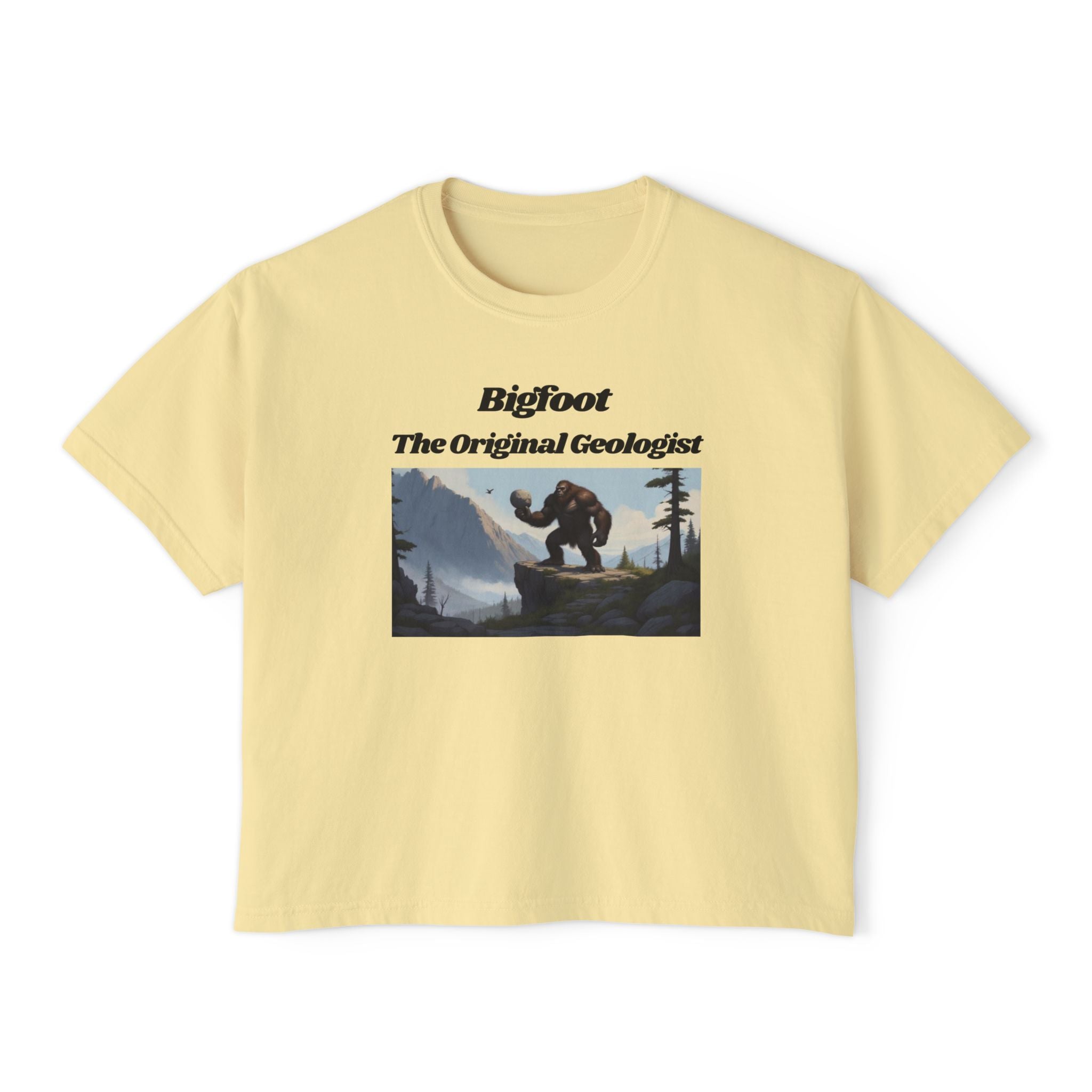 Boxy Tee: Bigfoot the Original Geologist V2